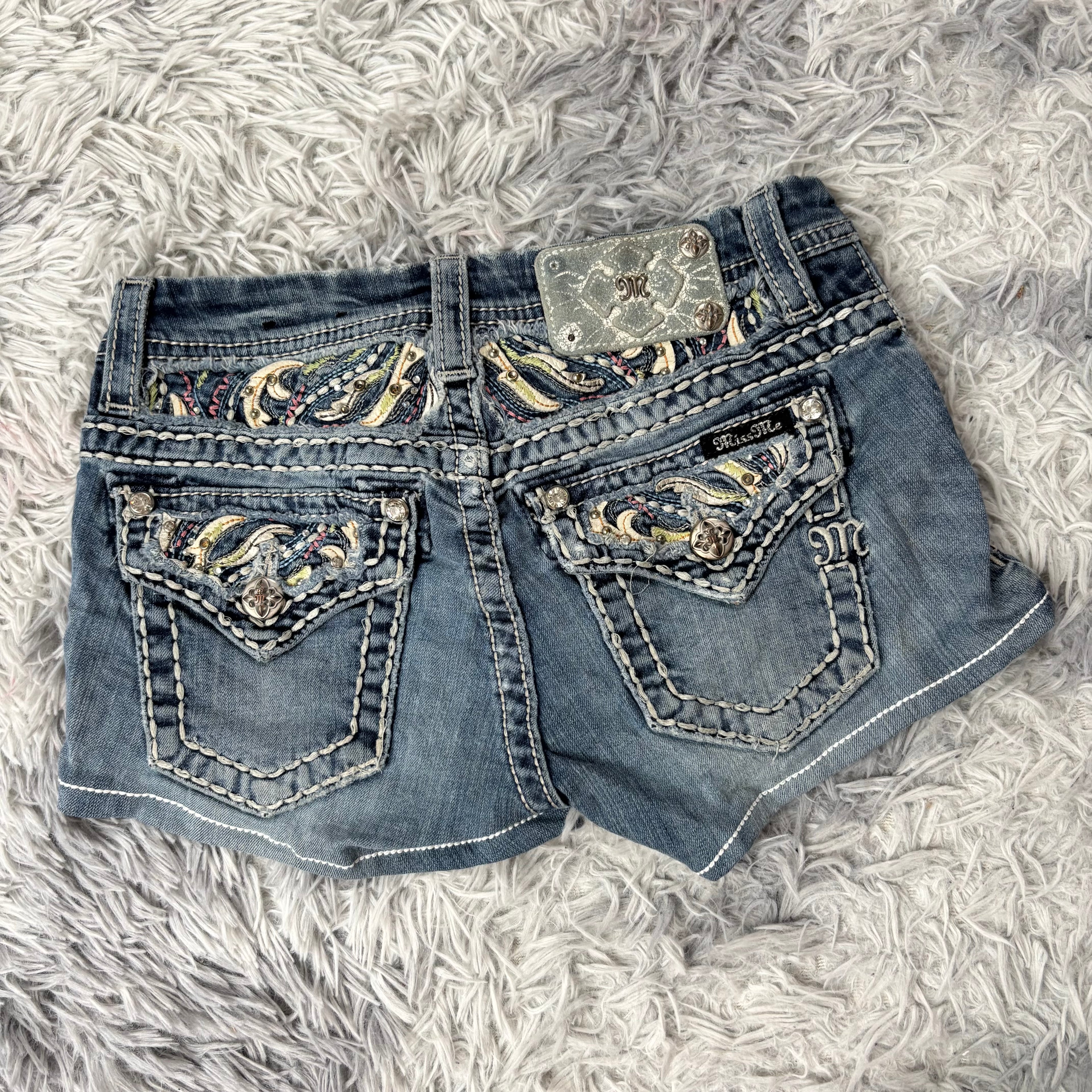 Süße Miss Me Shorts /hotpants vintage 90s 00s. XXXS S4