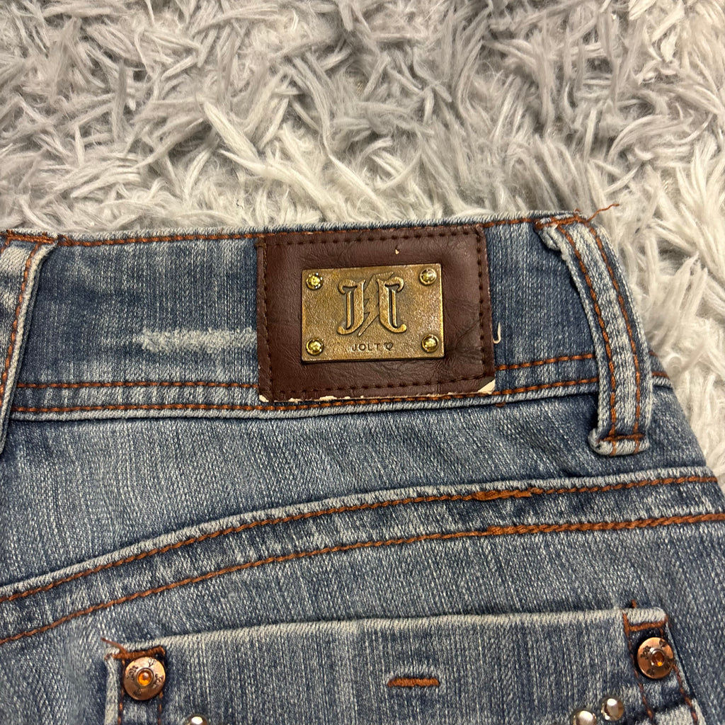 Süße Y2K Bootcut Lowwaist Jeans mit Backprint /women vintage 00s 90s baddie (XS) S18