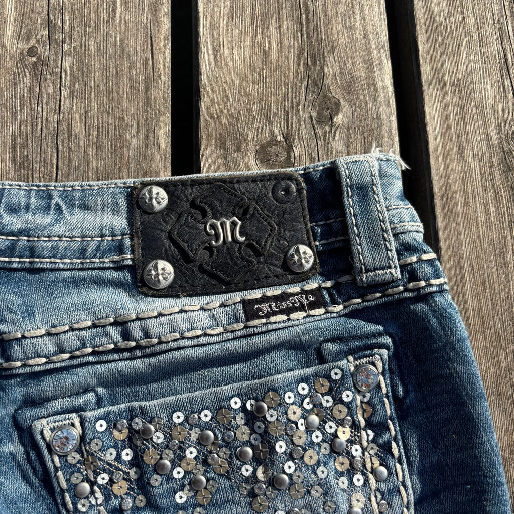 Süße Miss Me Shorts/ Hotpants für den Sommer L-XL/women 00s 90s vintage baddie S72
