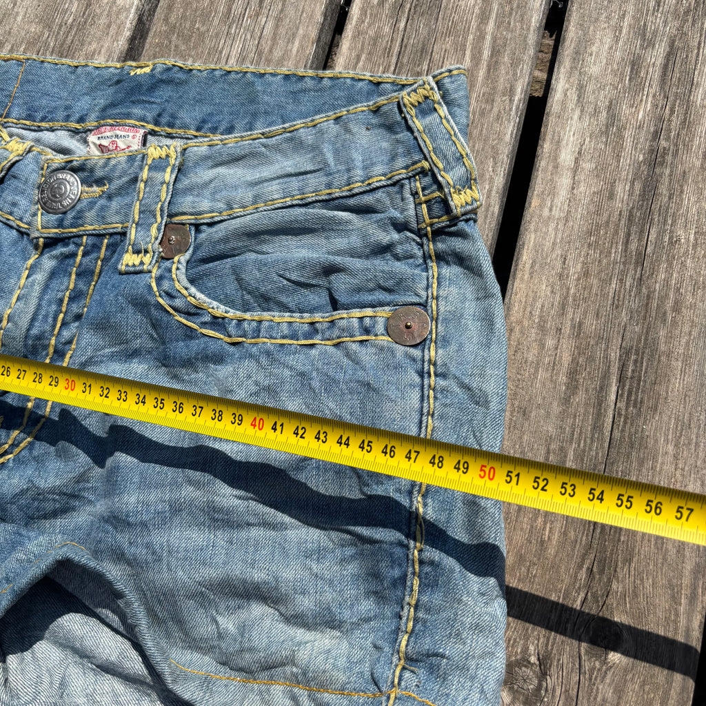 Süße True Religion Shorts/ Hotpants für Frauen /90s 00s streetwear vintage baddie (L) S109