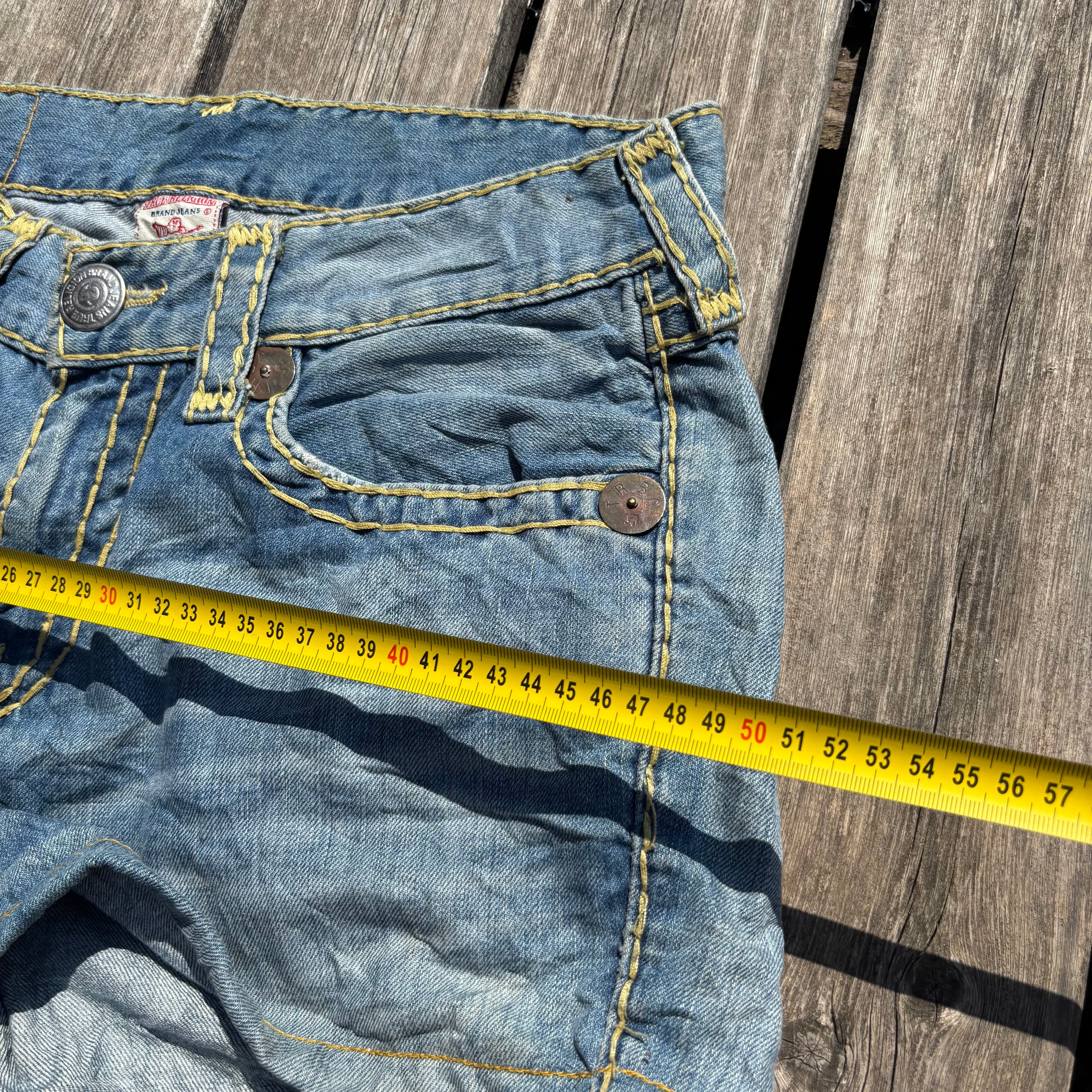 Süße True Religion Shorts/ Hotpants für Frauen /90s 00s streetwear vintage baddie (L) S109