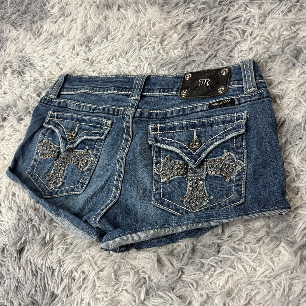 Süße Miss Me Shorts /hotpants women vintage 00s 90sstyle (M-L) S6