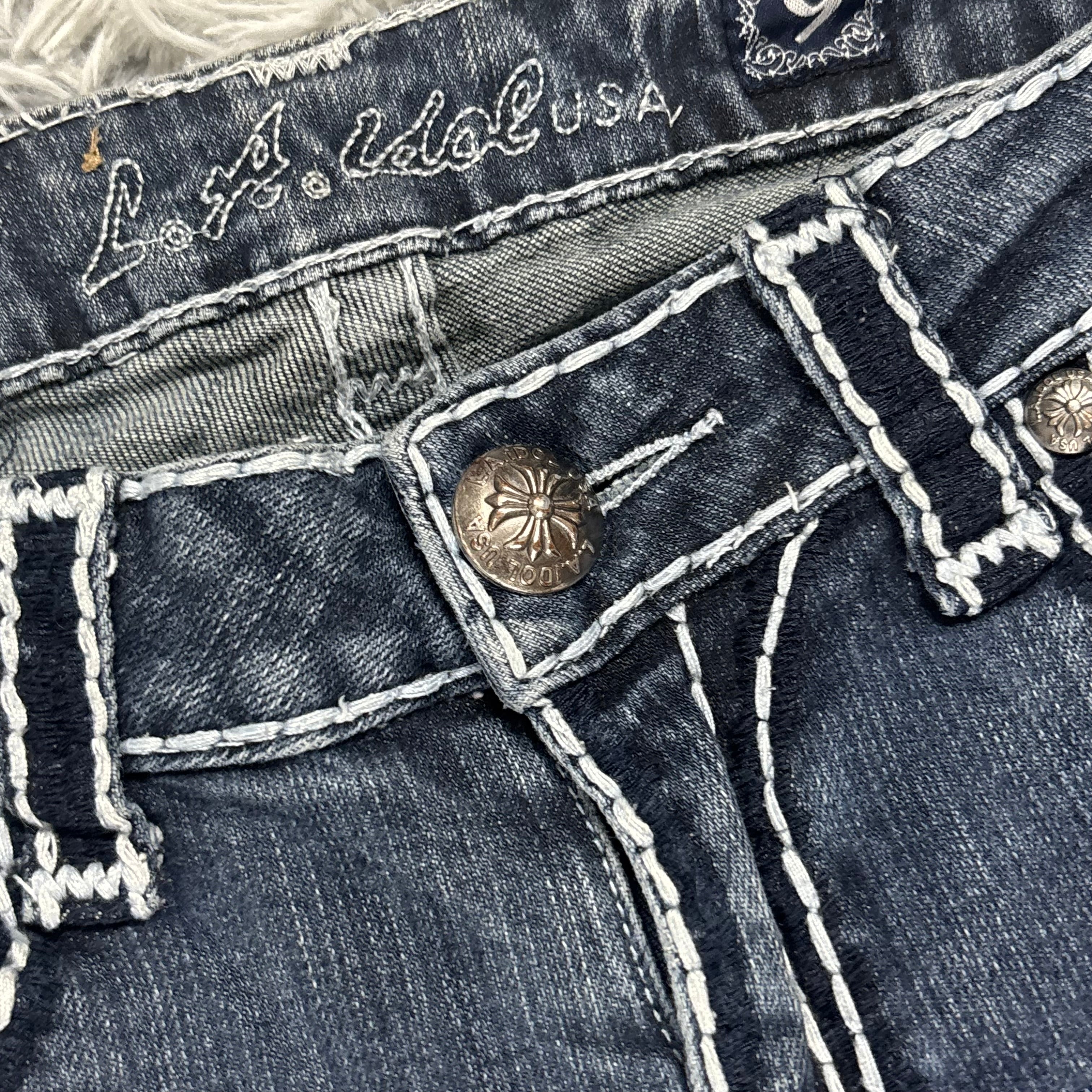 Süße LA Idol Lowwaist Bootcut Jeans /y2k vintage 00s 90s baddie (S) S23