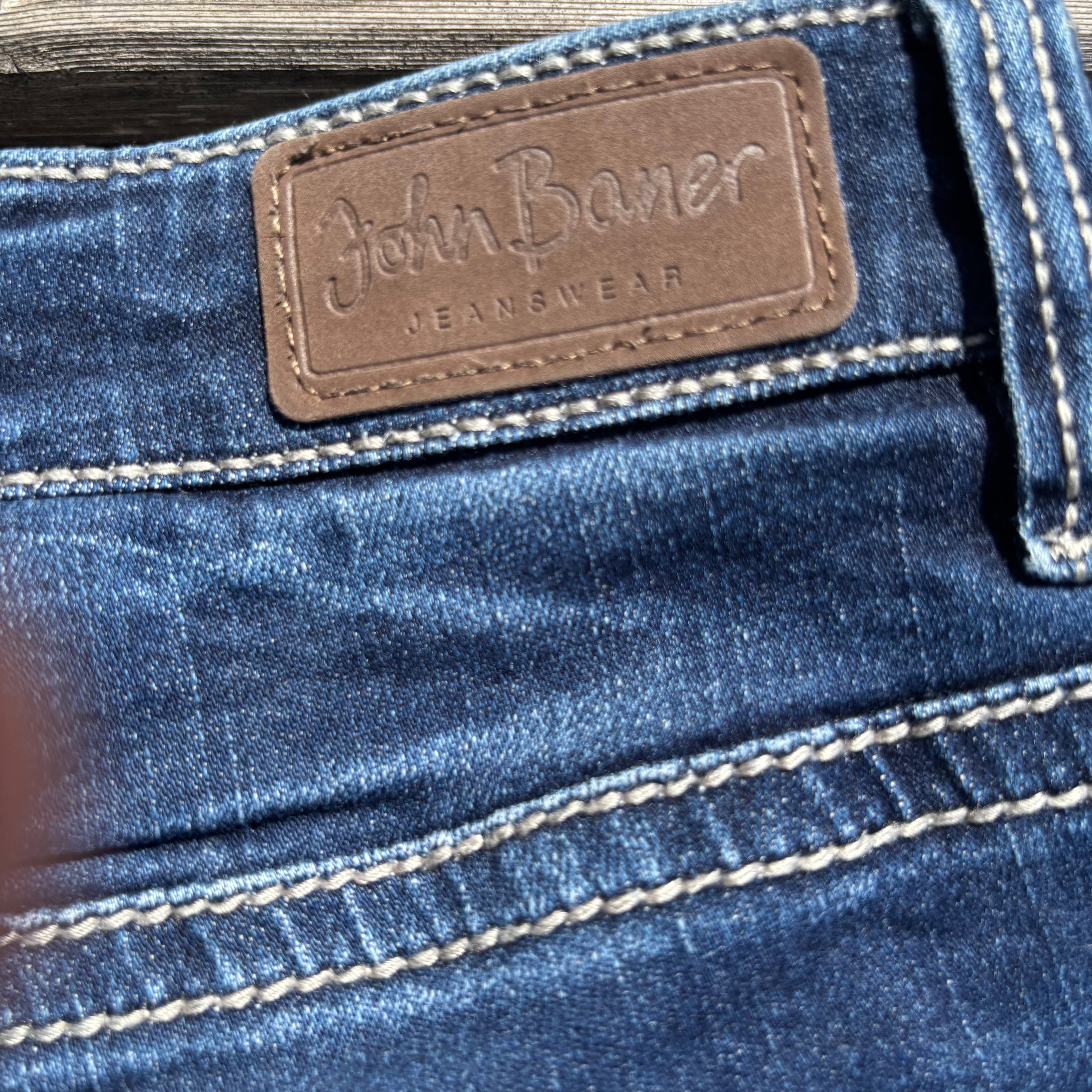 Süße Y2K Lowwaist Bootcut Jeans mit tollen Backprint /women 00s 90s vintage baddie (XL) S99