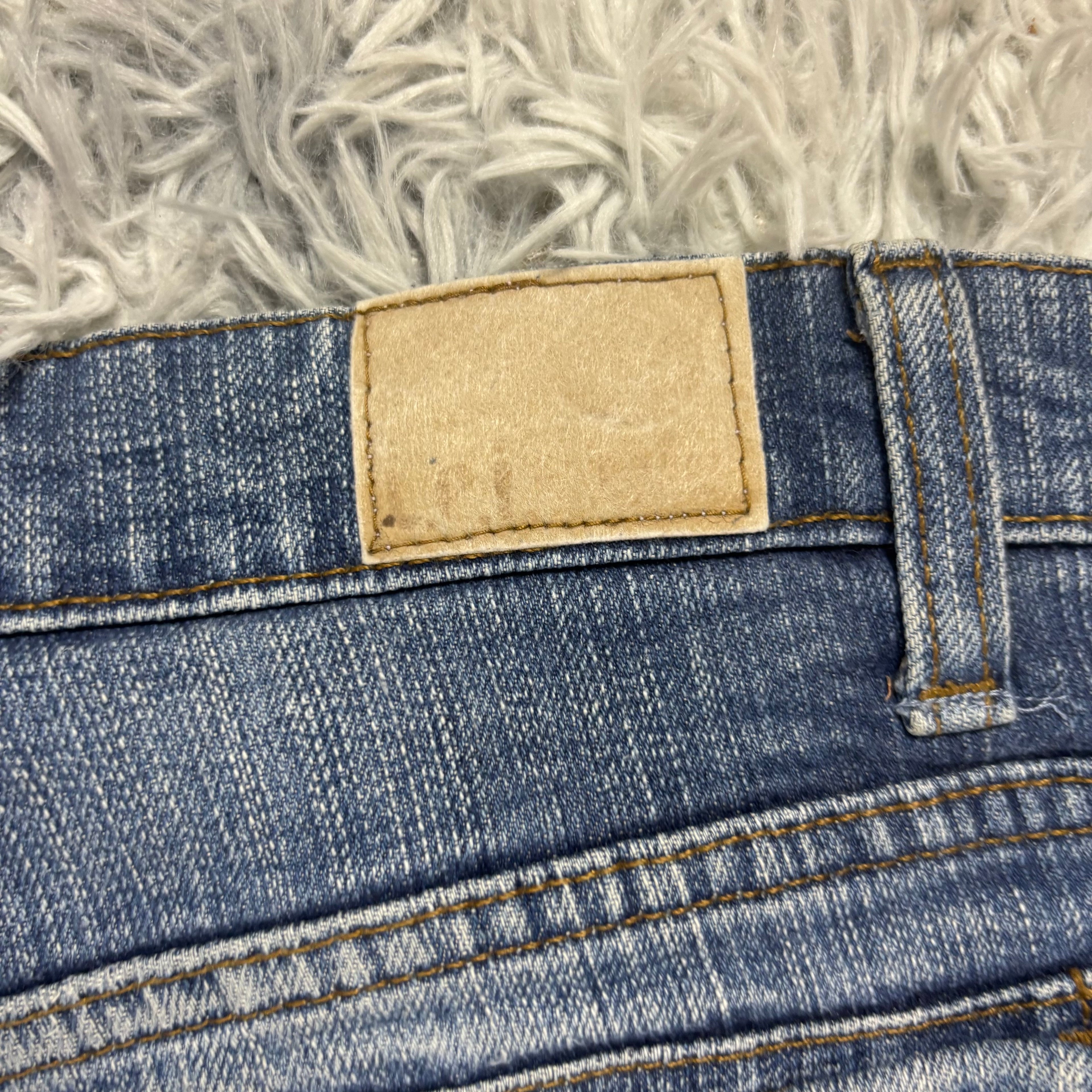 Y2K Lowwaist Bootcut Jeans mit Backprint /women 90s 00s vintage baddie (XXS-XS) S25