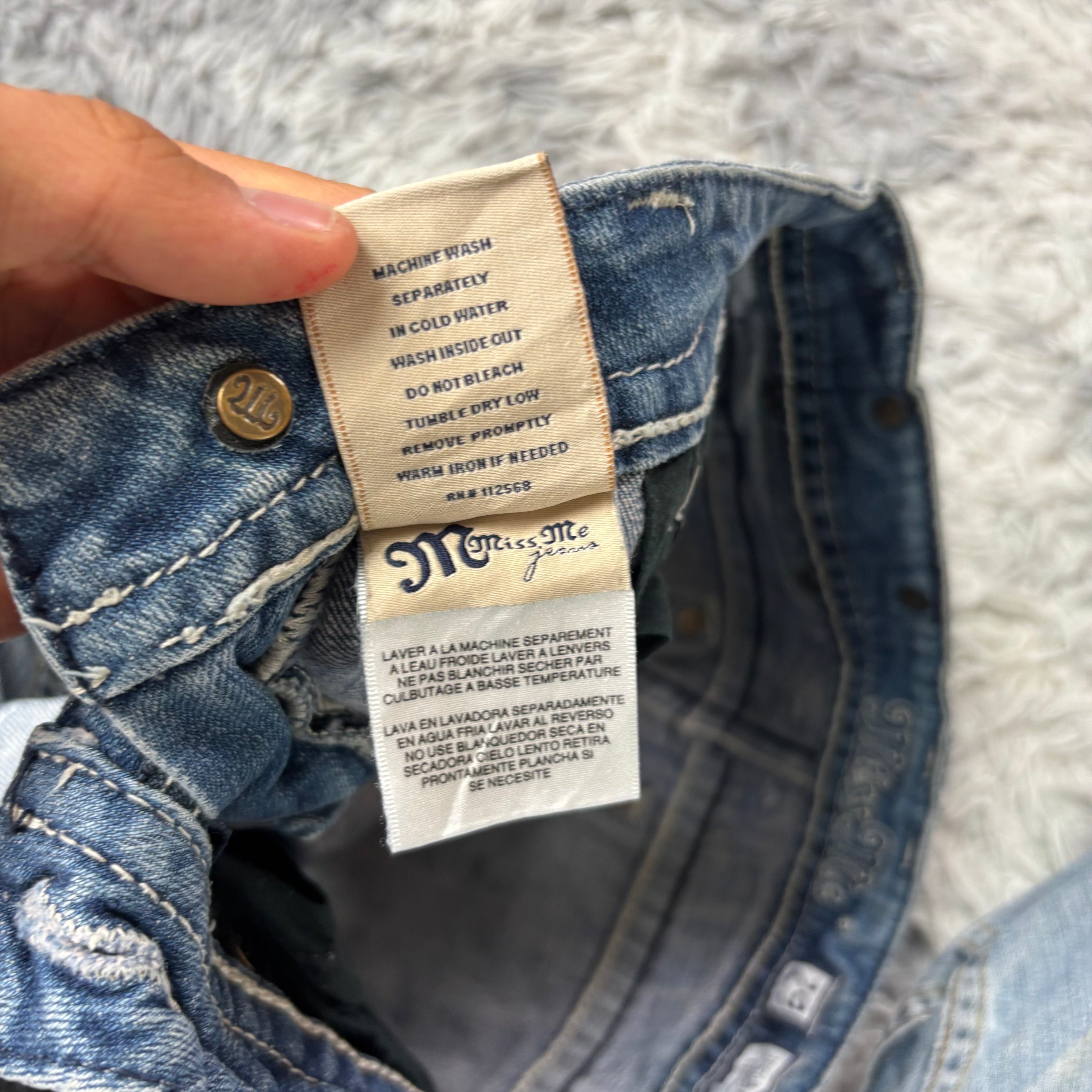 Süße Miss Me shorts /hotpants women vintage 00s 90s style S-M) S5