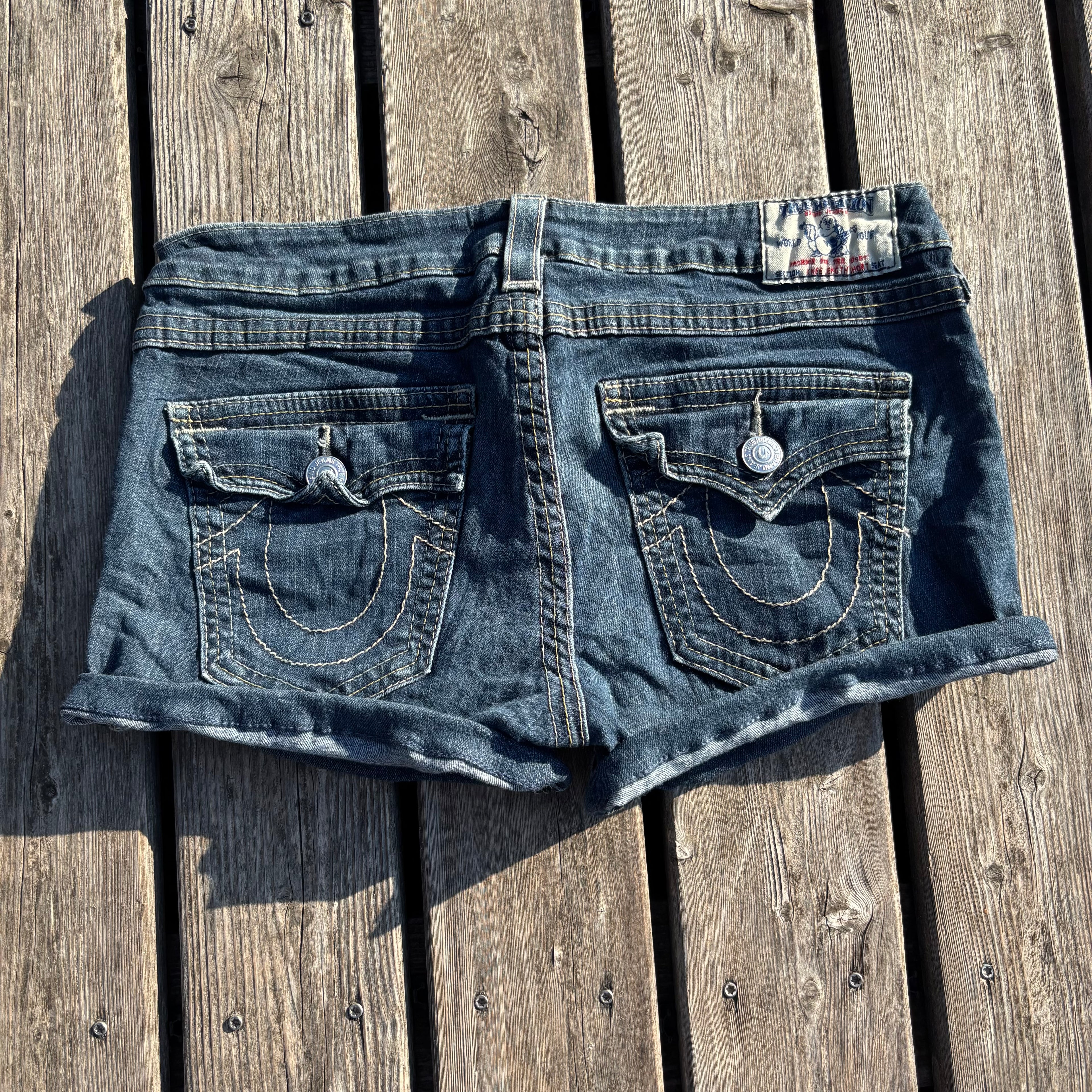 Süße True Religion Shorts /Hotpants /00s 90s vintage baddie S53 (L)