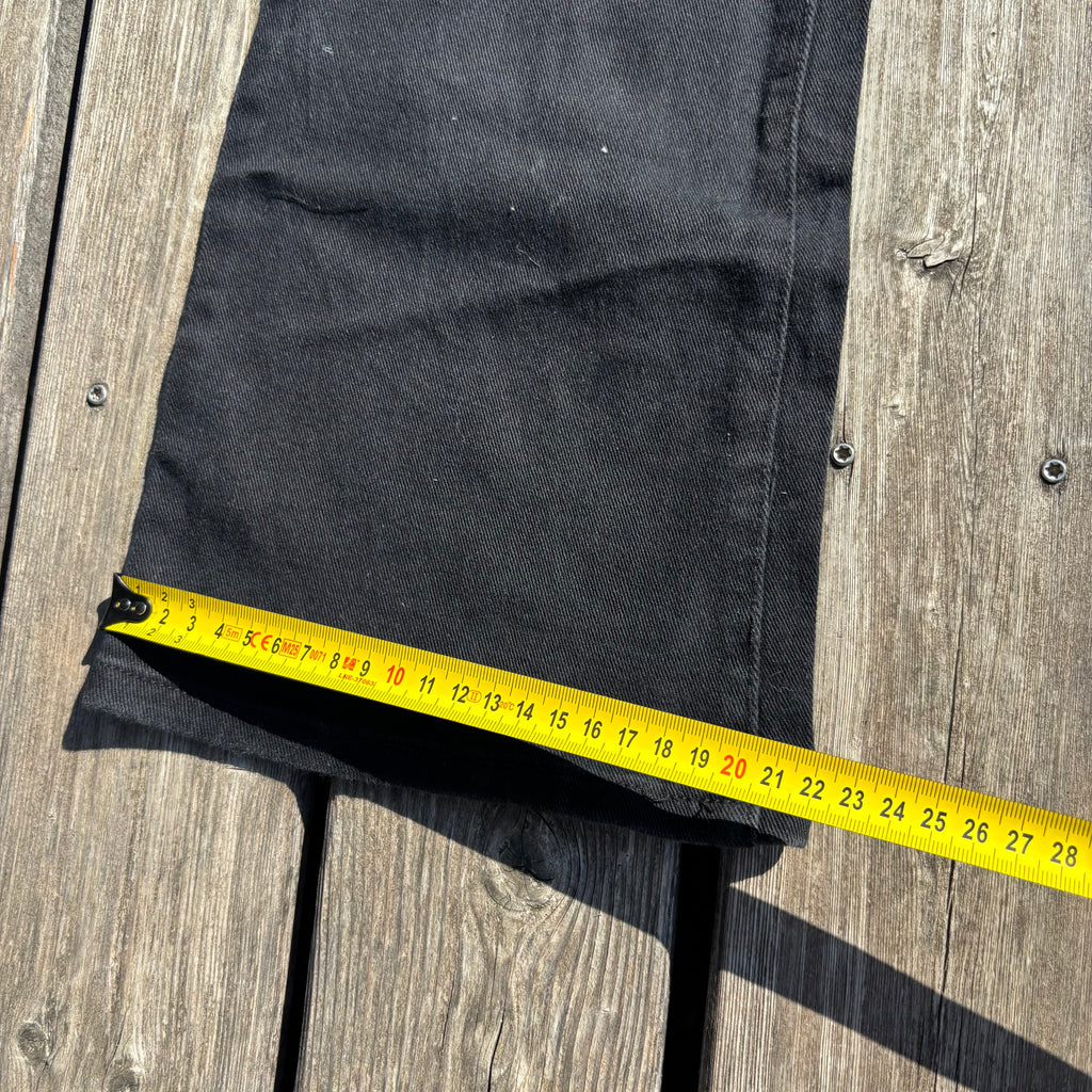 Süße Y2K Jeans mit backprint /schwarze women 00s 90s vintage baddie(M) S40