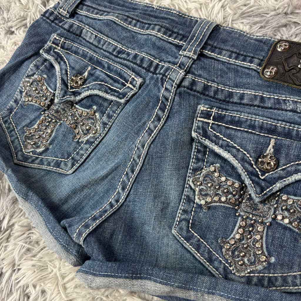 Süße Miss Me Shorts /hotpants women vintage 00s 90sstyle (M-L) S6