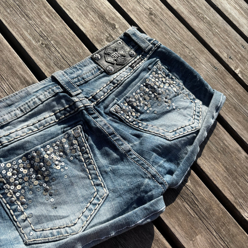 Süße Miss Me Shorts/ Hotpants für den Sommer L-XL/women 00s 90s vintage baddie S72