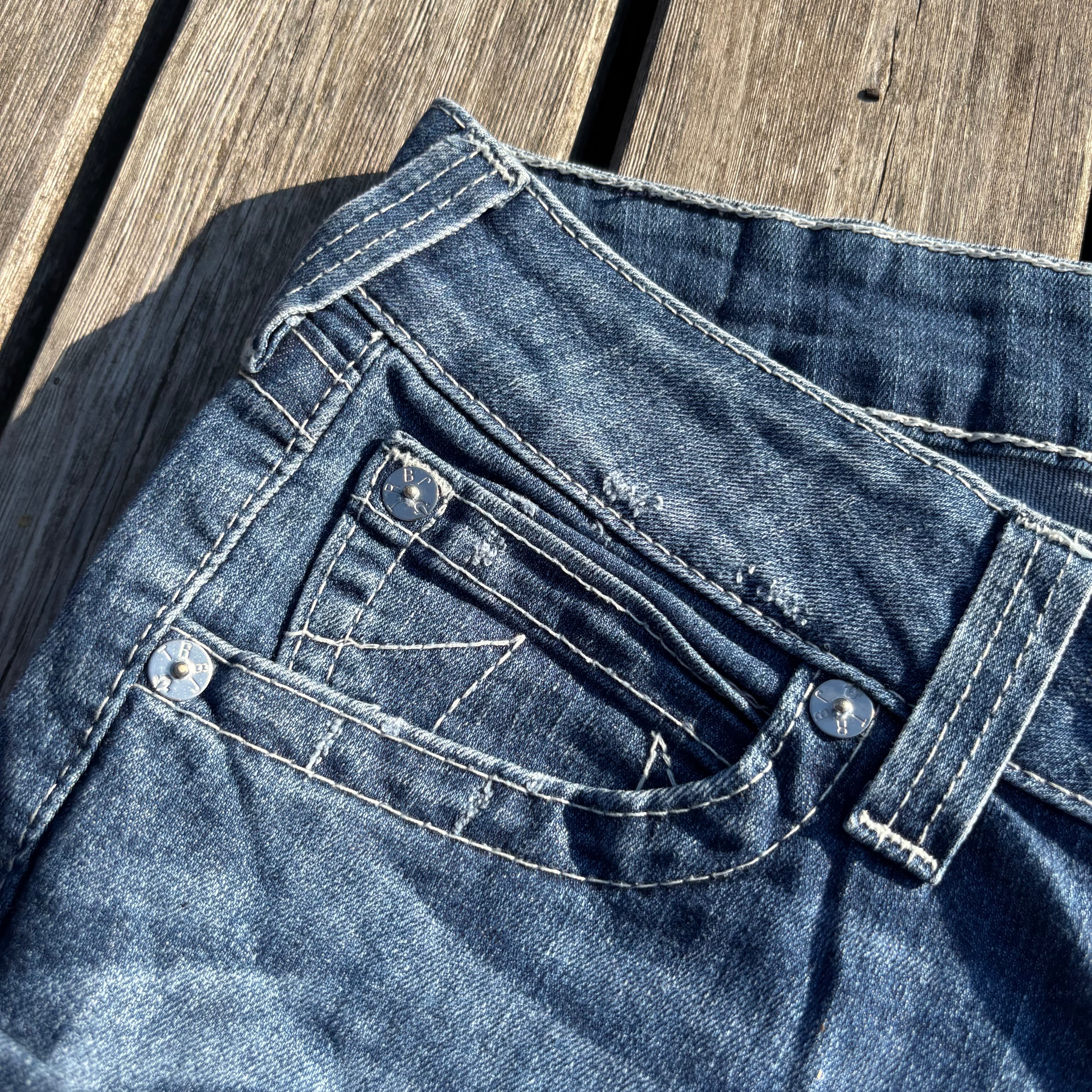 True Religion Shorts / Hotpants women 00s 90s vintage baddie S55 (L)