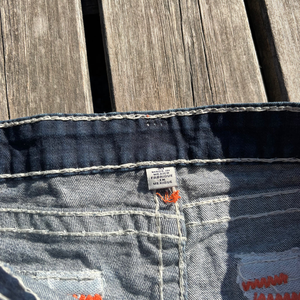 Süße True Religion Shorts / Hotpants für Frauen /00s 90s vintage baddie (L-XL) S68