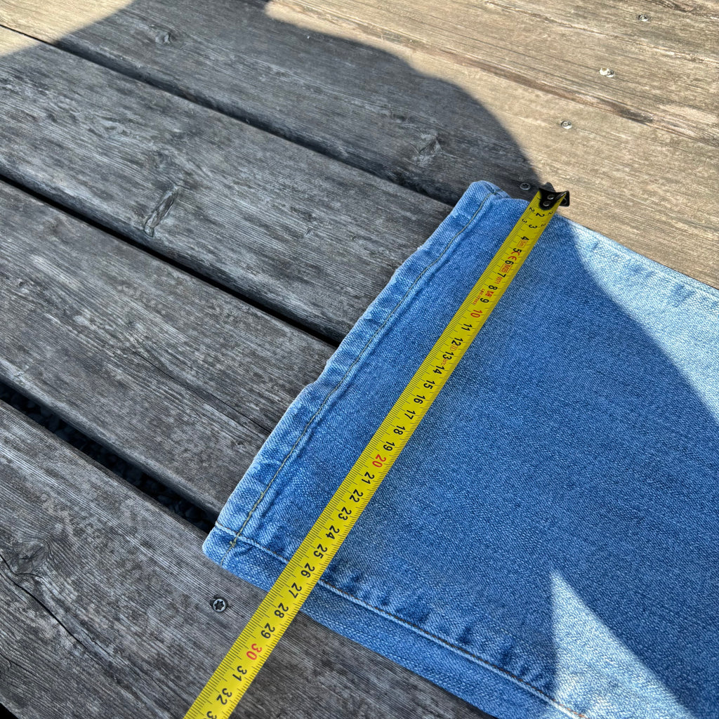 Süße Y2K Lowwaist Bootcut Jeans mit tollen Backprint /women 00s 90s vintage baddie(S-M) S61