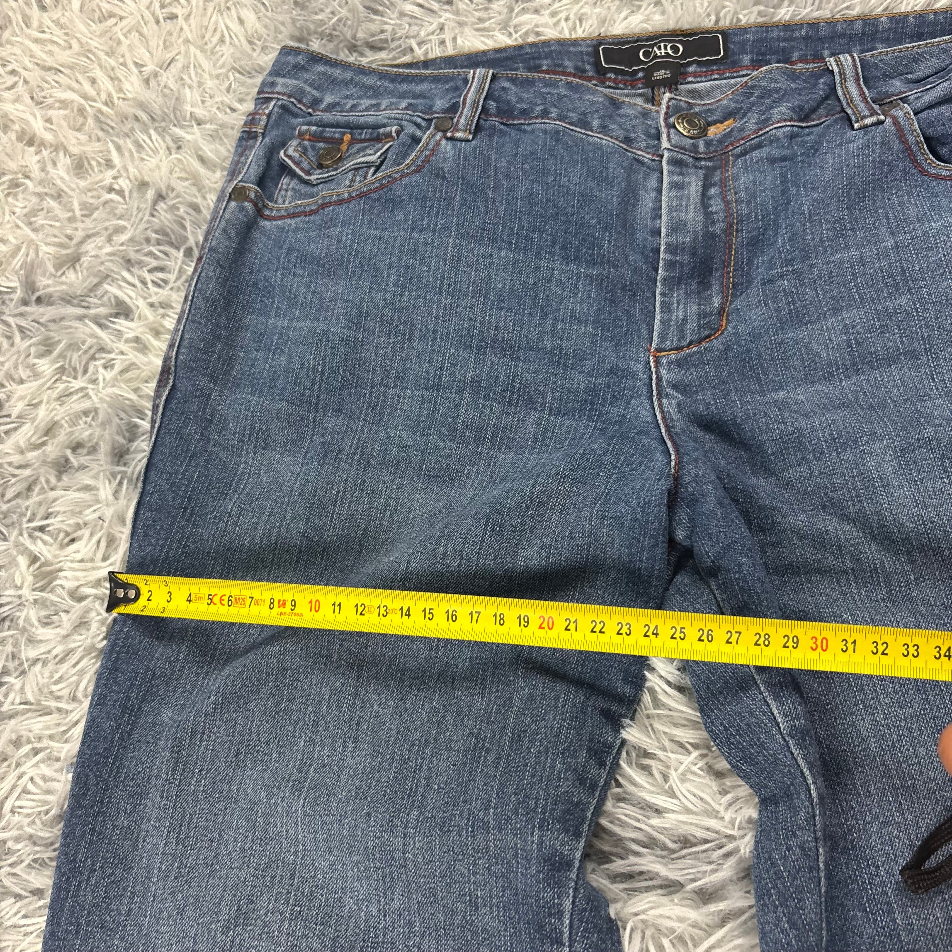 Y2K Lowwaist Bootcut Jeans mit Backprint /women 90s 00s vintage baddie (XL) S24