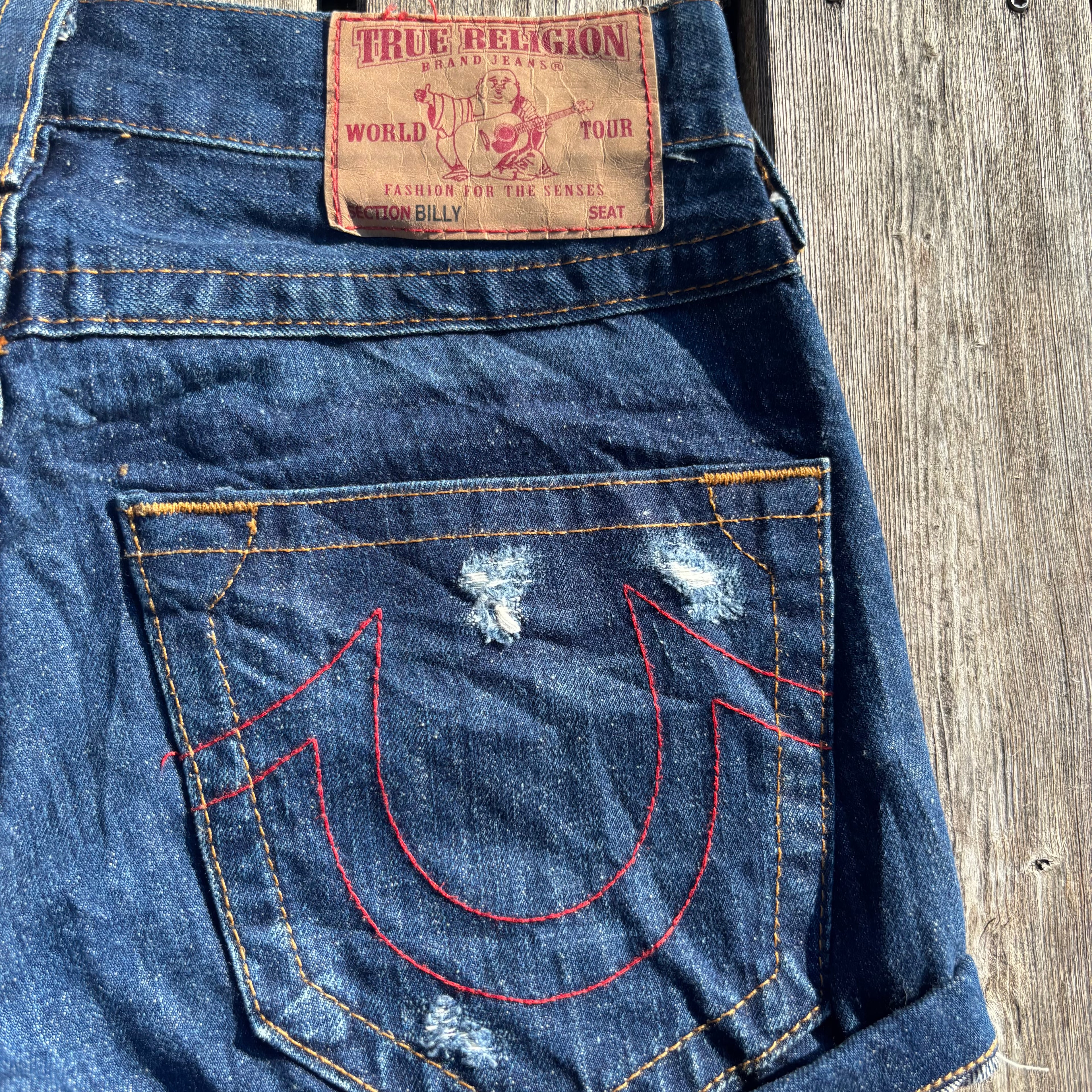 Süße True Religion Shorts / Hotpants für Frauen /M 00s 90s vintage baddie S75