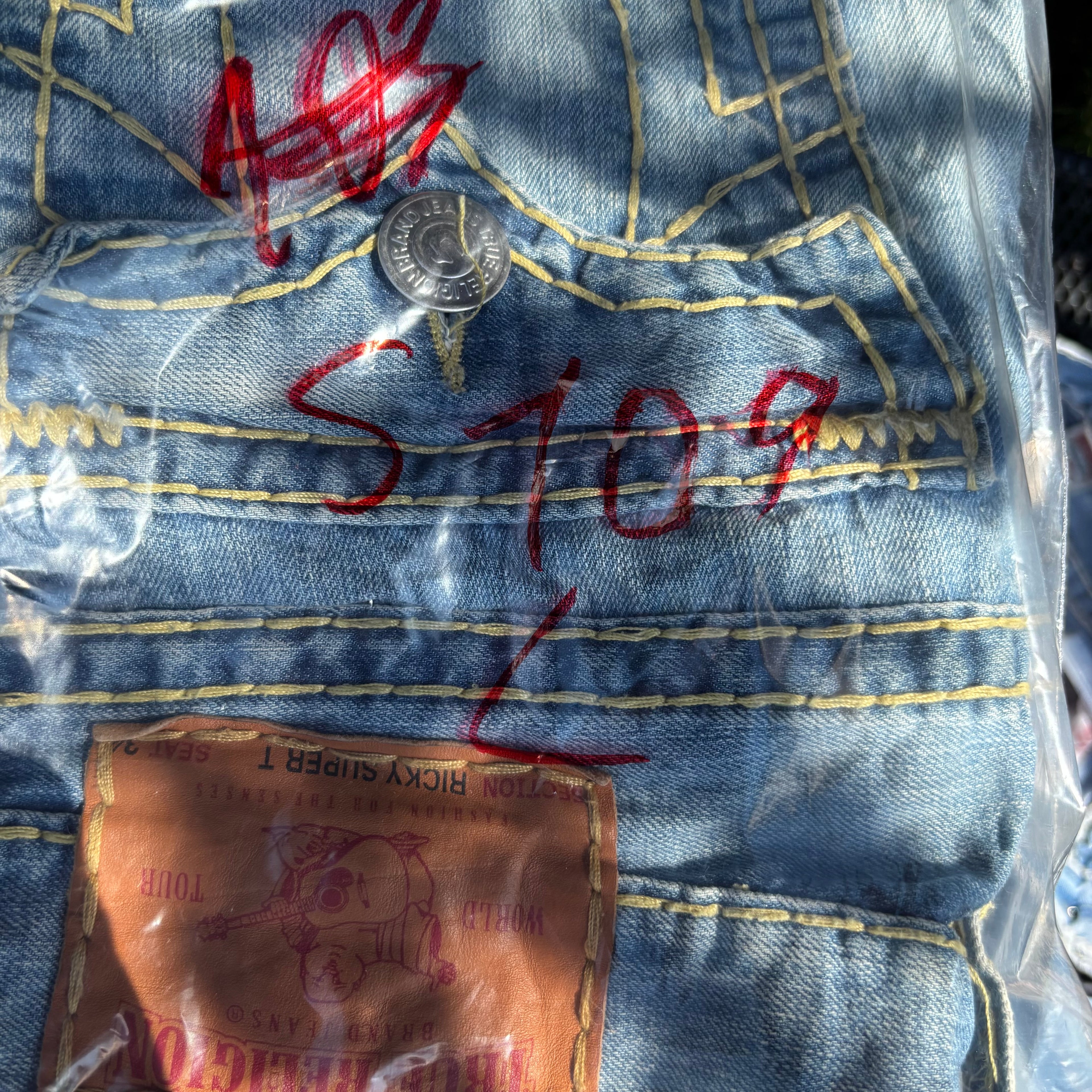 Süße True Religion Shorts/ Hotpants für Frauen /90s 00s streetwear vintage baddie (L) S109