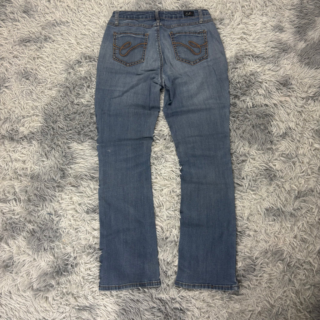 Süße Y2K Bootcut Lowwaist Jeans mit tollen Backprint vintage 00s 90s (S) S15