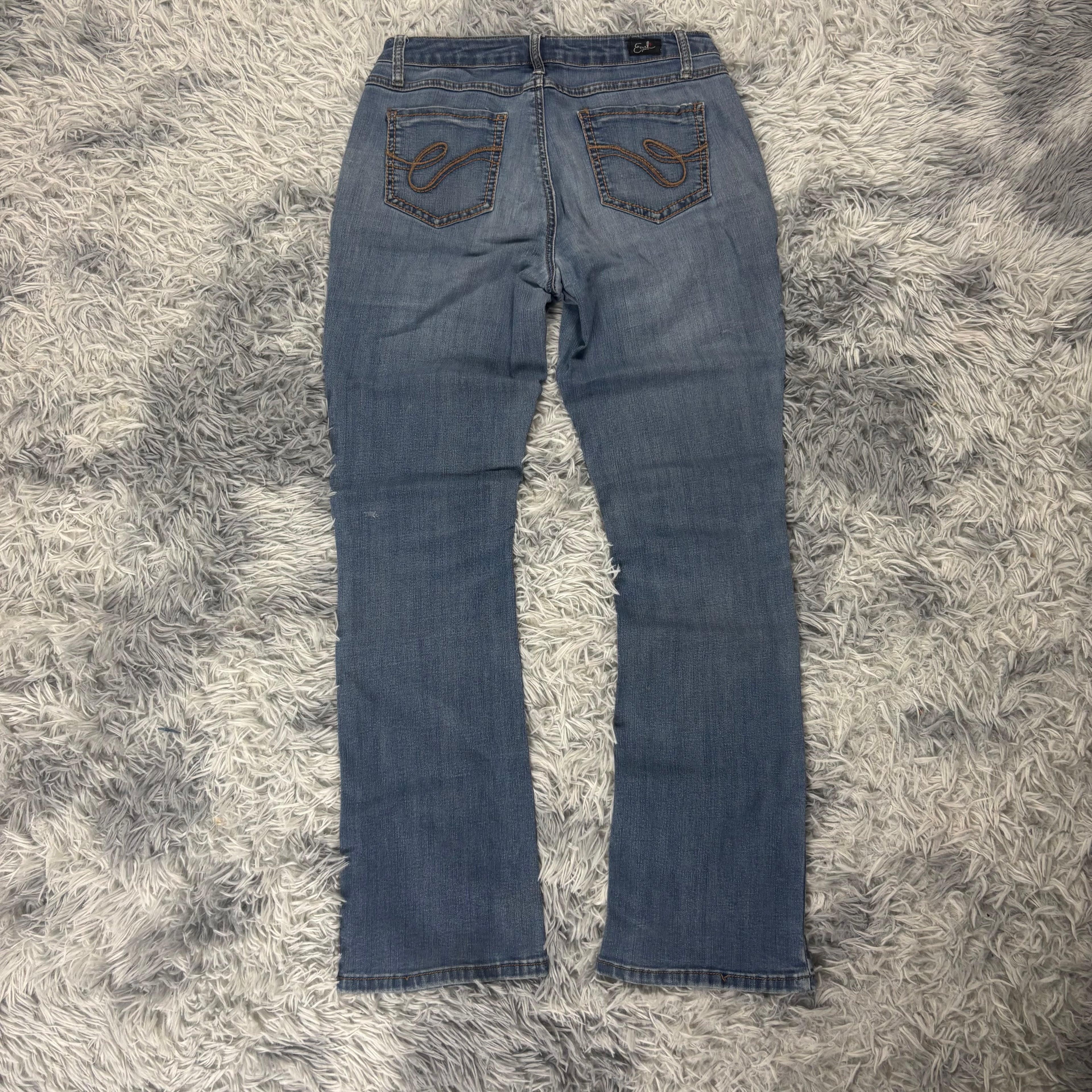 Süße Y2K Bootcut Lowwaist Jeans mit tollen Backprint vintage 00s 90s (S) S15