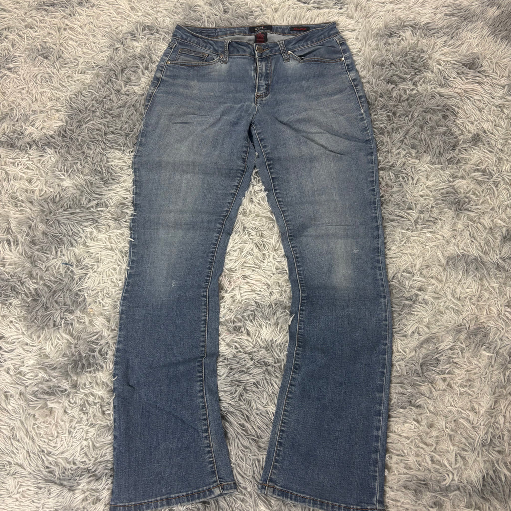 Süße Y2K Bootcut Lowwaist Jeans mit tollen Backprint vintage 00s 90s (S) S15