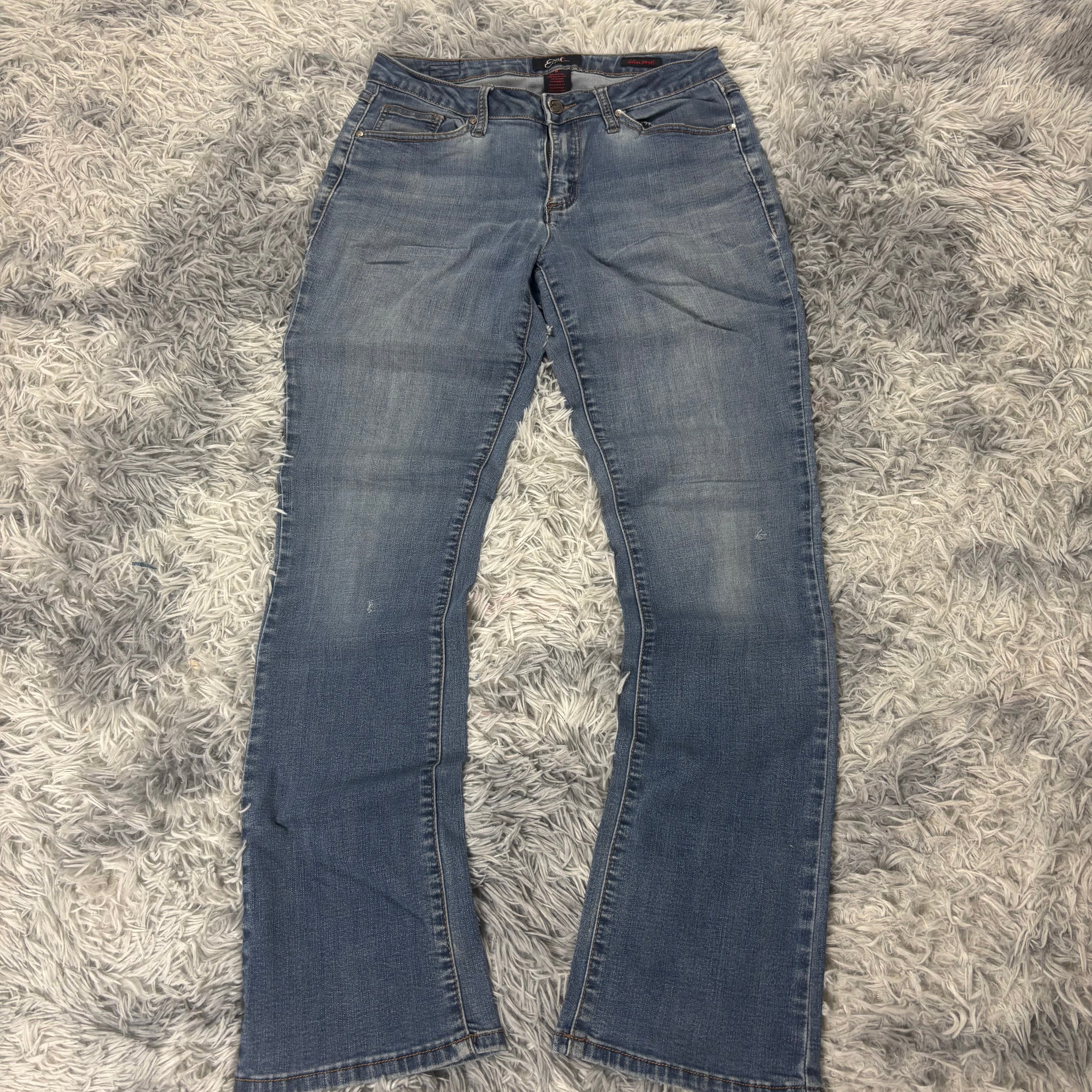 Süße Y2K Bootcut Lowwaist Jeans mit tollen Backprint vintage 00s 90s (S) S15