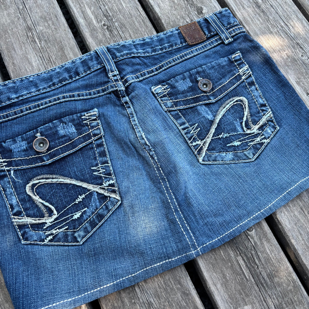 Süßer Y2K Rock mit Backprint für den Sommer /90s 00s vintage baddie (L-XL) S89