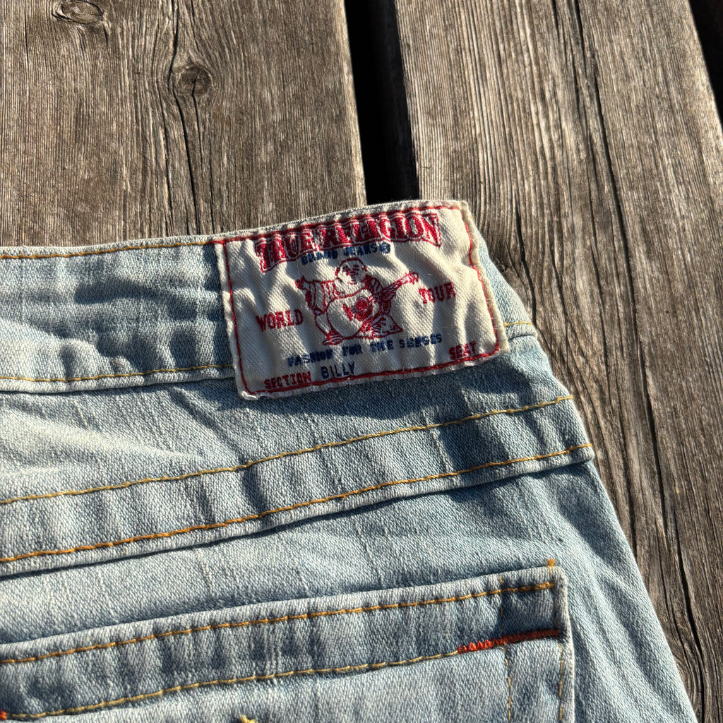 Süße True Religion Shorts / hotpants women 00s 90s vintage baddie (XS-S) S56
