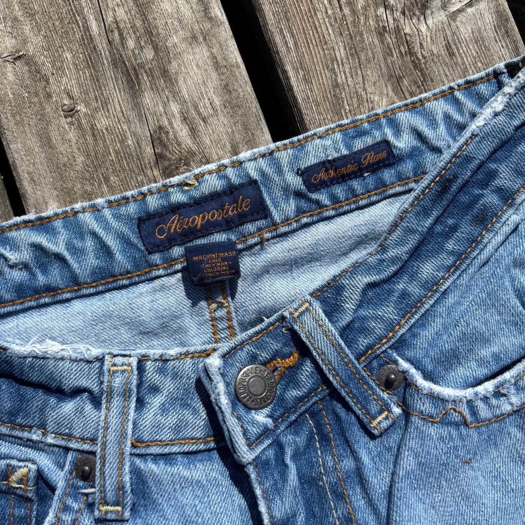 AA/Süße Y2K Lowwaist Bootcut Jeans /women 90s 00s vintage baddie (XXS-XS) /S34