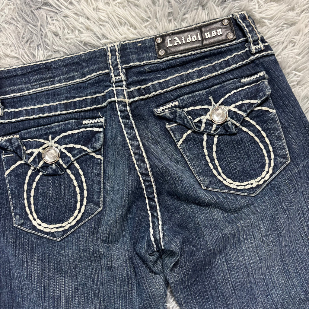 Süße Y2K Jeans Lowwaist Bootcut /vintage 00s 90s S (S10)
