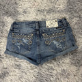 AA/ Süße Miss Me Shorts hotpants mit backprint /women y2k 90s 00s baddie (L) / S29
