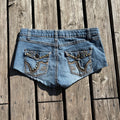 Y2K Shorts / hotpants women 00s 90s vintage baddie XS S47