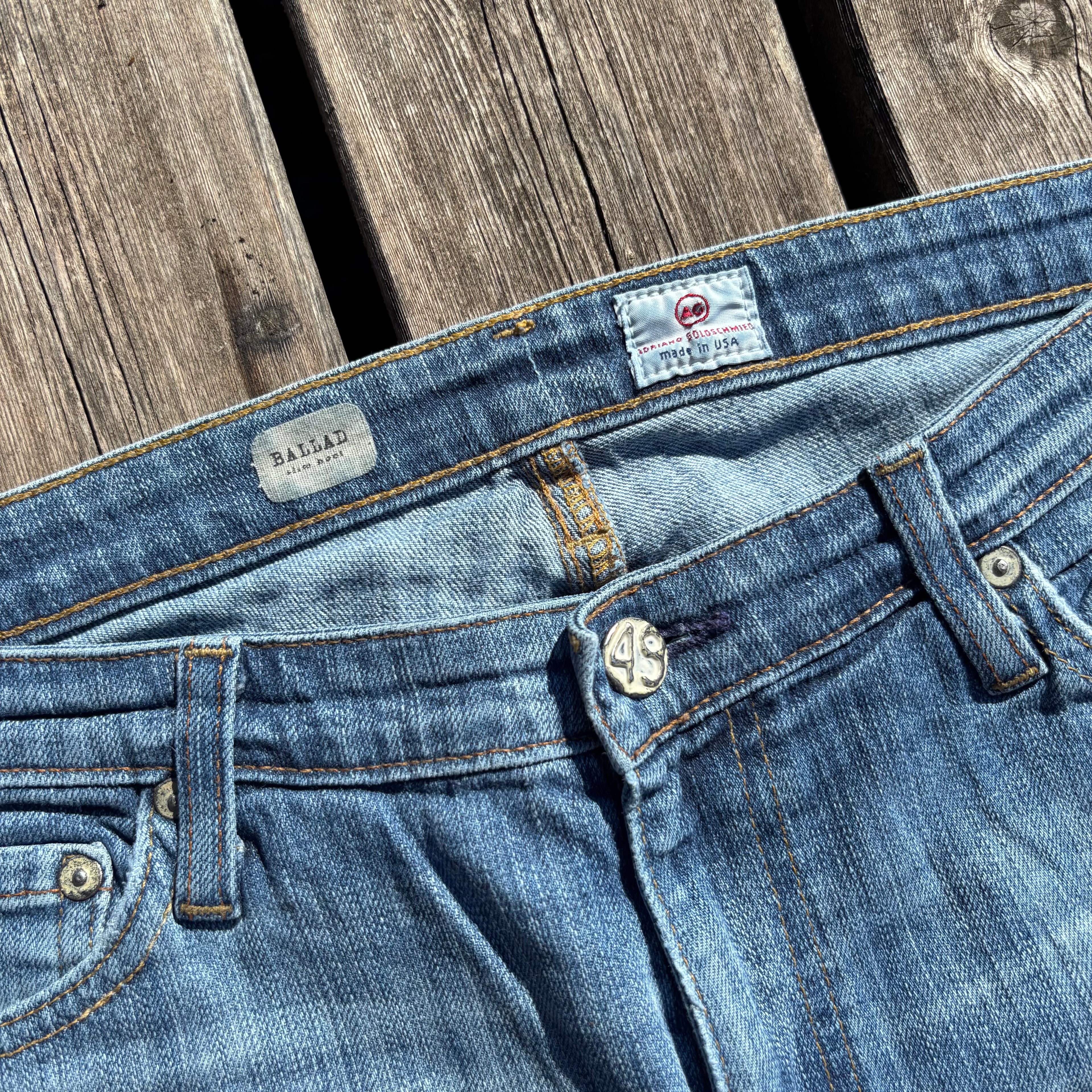 Süße Y2K Lowwaist Bootcut Jeans mit Backprint /women 00s 90s vintage baddie (L-XL) S42