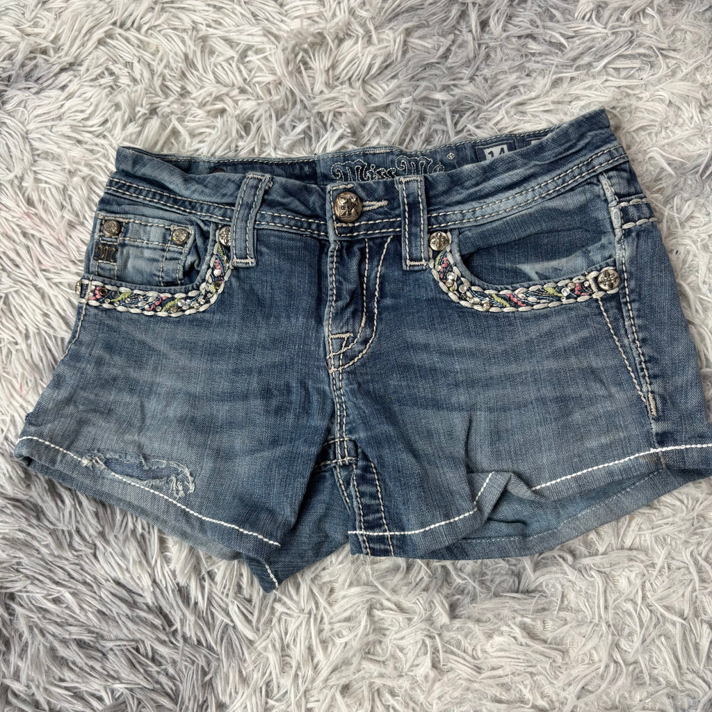 Süße Miss Me Shorts /hotpants vintage 90s 00s. XXXS S4