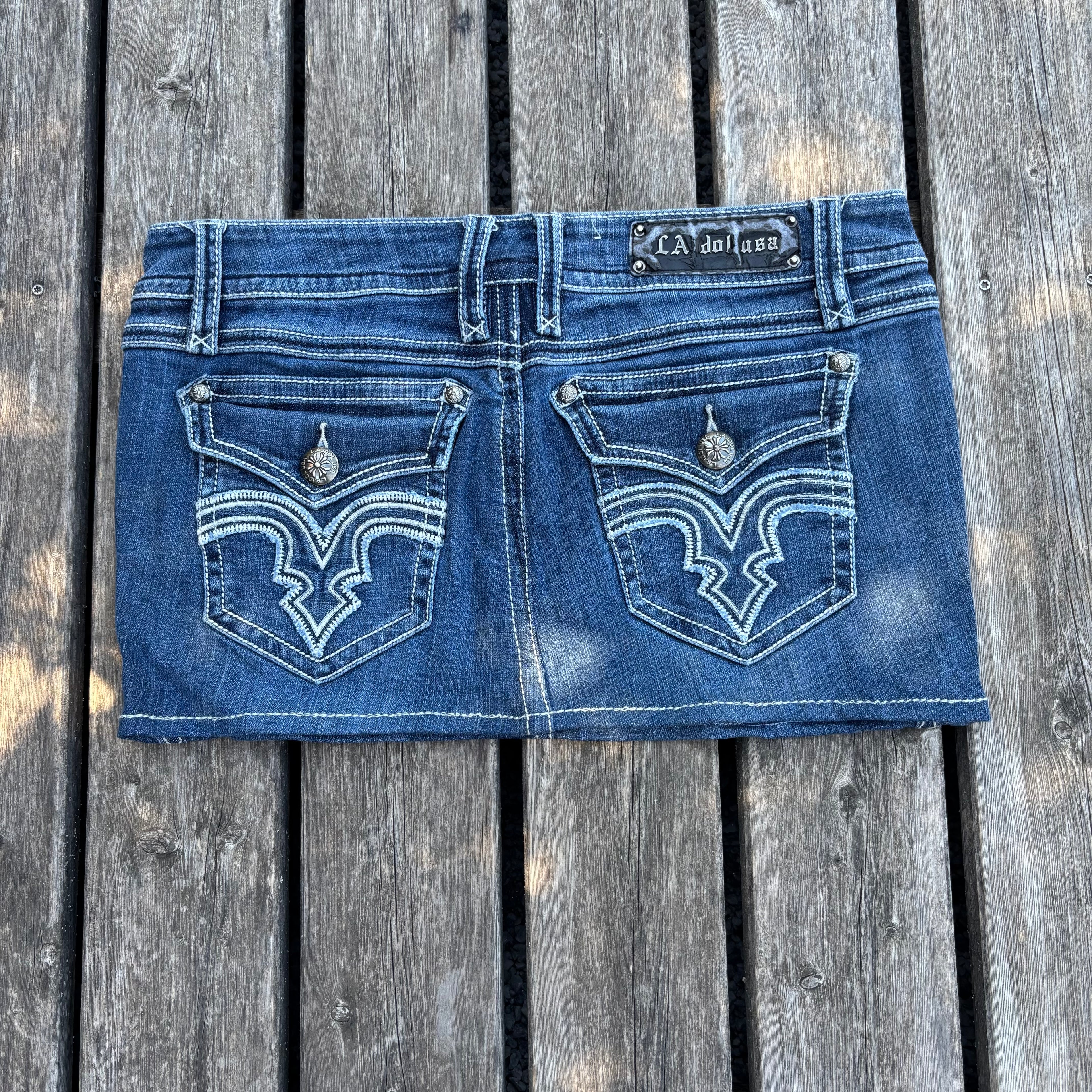 Süßer Y2K Rock mit Backprint für den Sommer /90s 00s vintage baddie (XL) S90