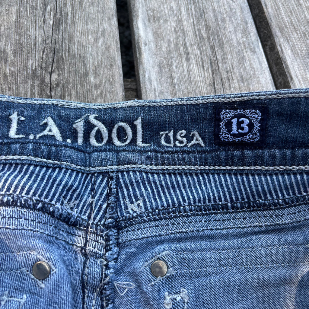 Süßer Y2K Rock mit Backprint für den Sommer /90s 00s vintage baddie (XL) S90