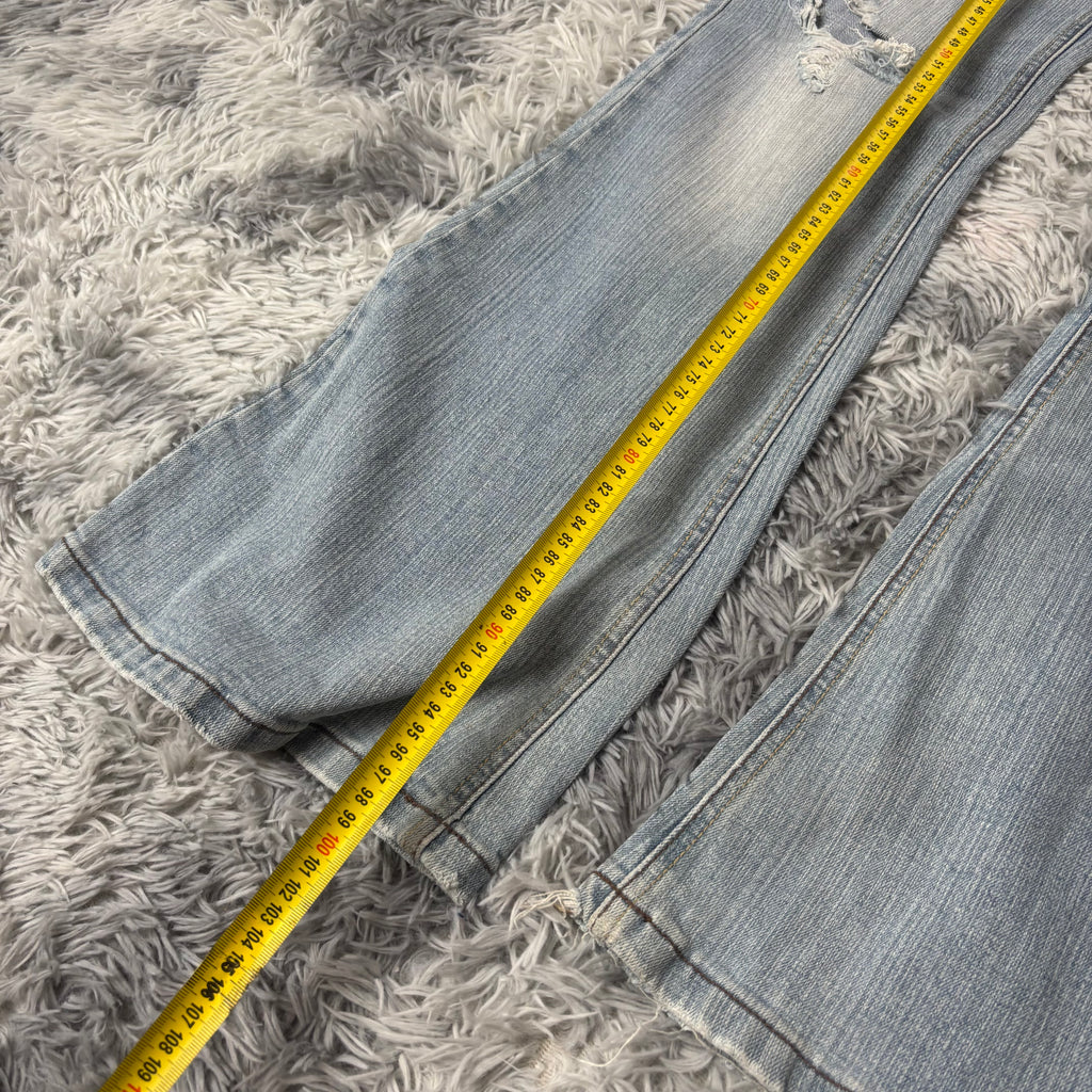 Süße Y2K Vintage Bootcut Lowwaist Jeans /streetwear women 00s 90s S13 (M)