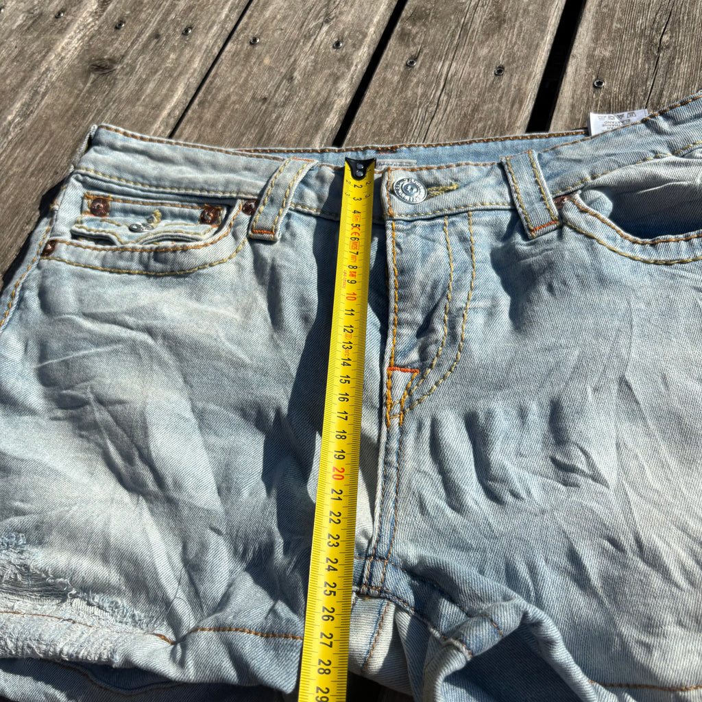 Süße True Religion Shorts/ Hotpants für Frauen /90s 00s streetwear vintage baddie (L) S65