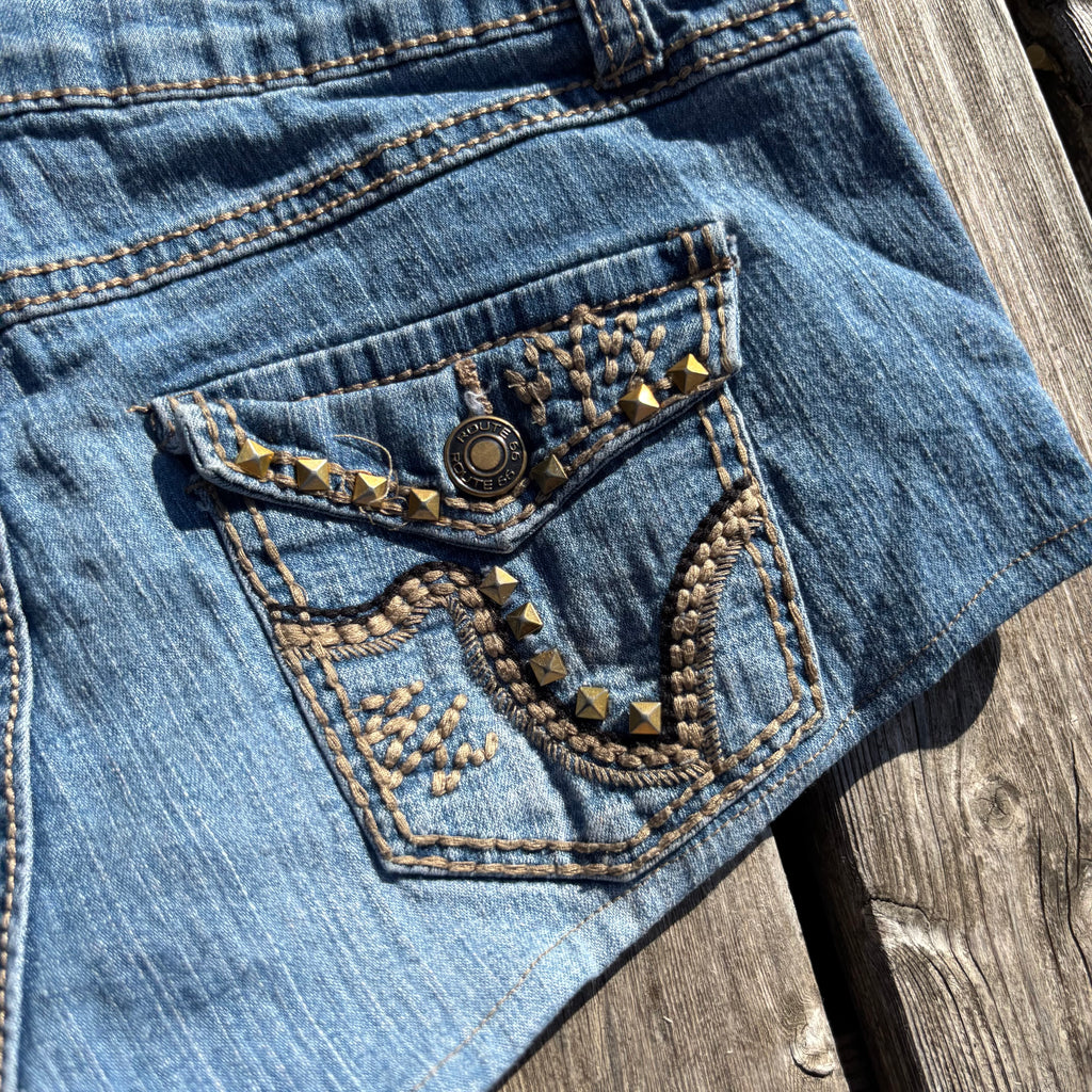 Y2K Shorts / hotpants women 00s 90s vintage baddie XS S47