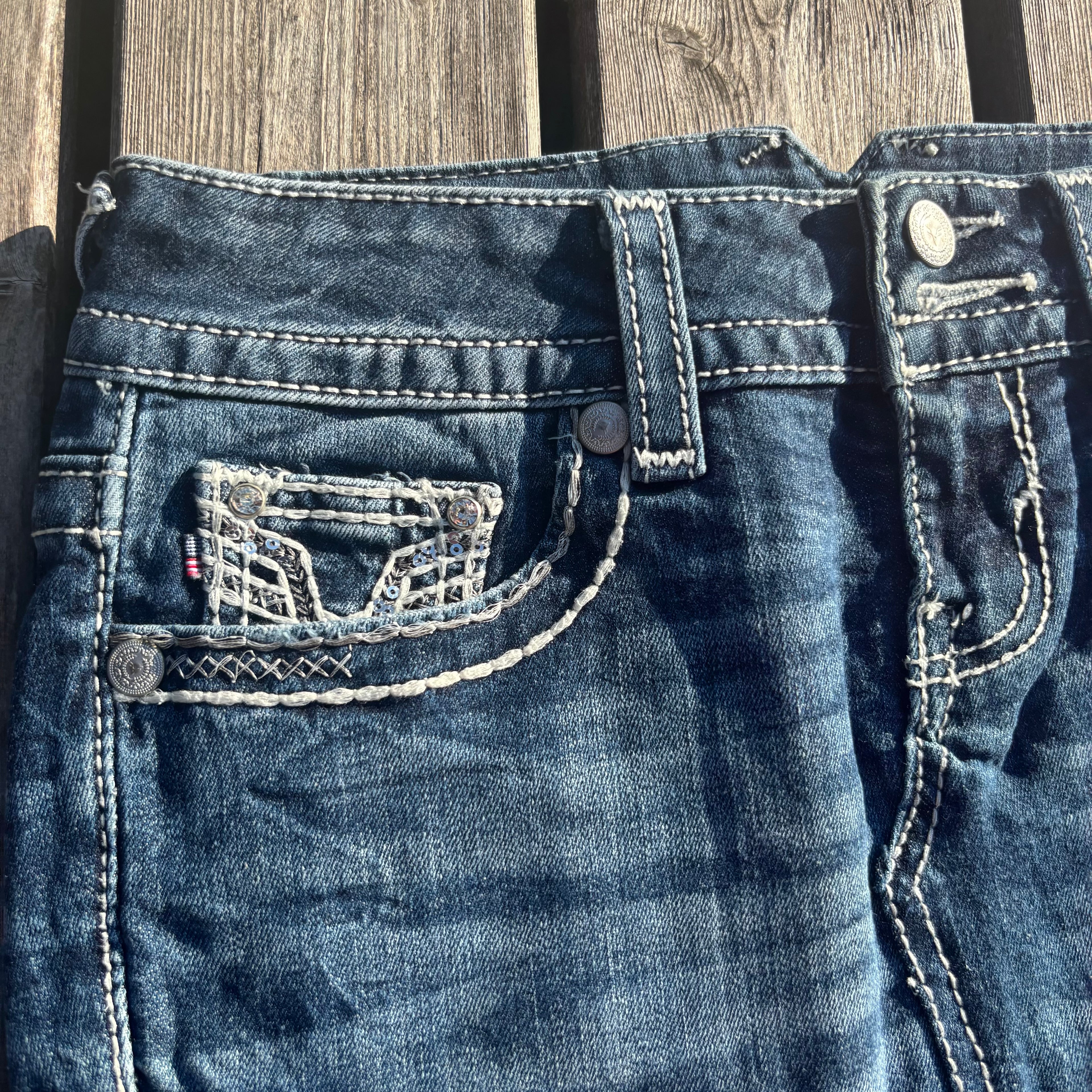 Süßer Y2K Rock mit Backprint für den Sommer /90s 00s vintage baddie (S-M) S87