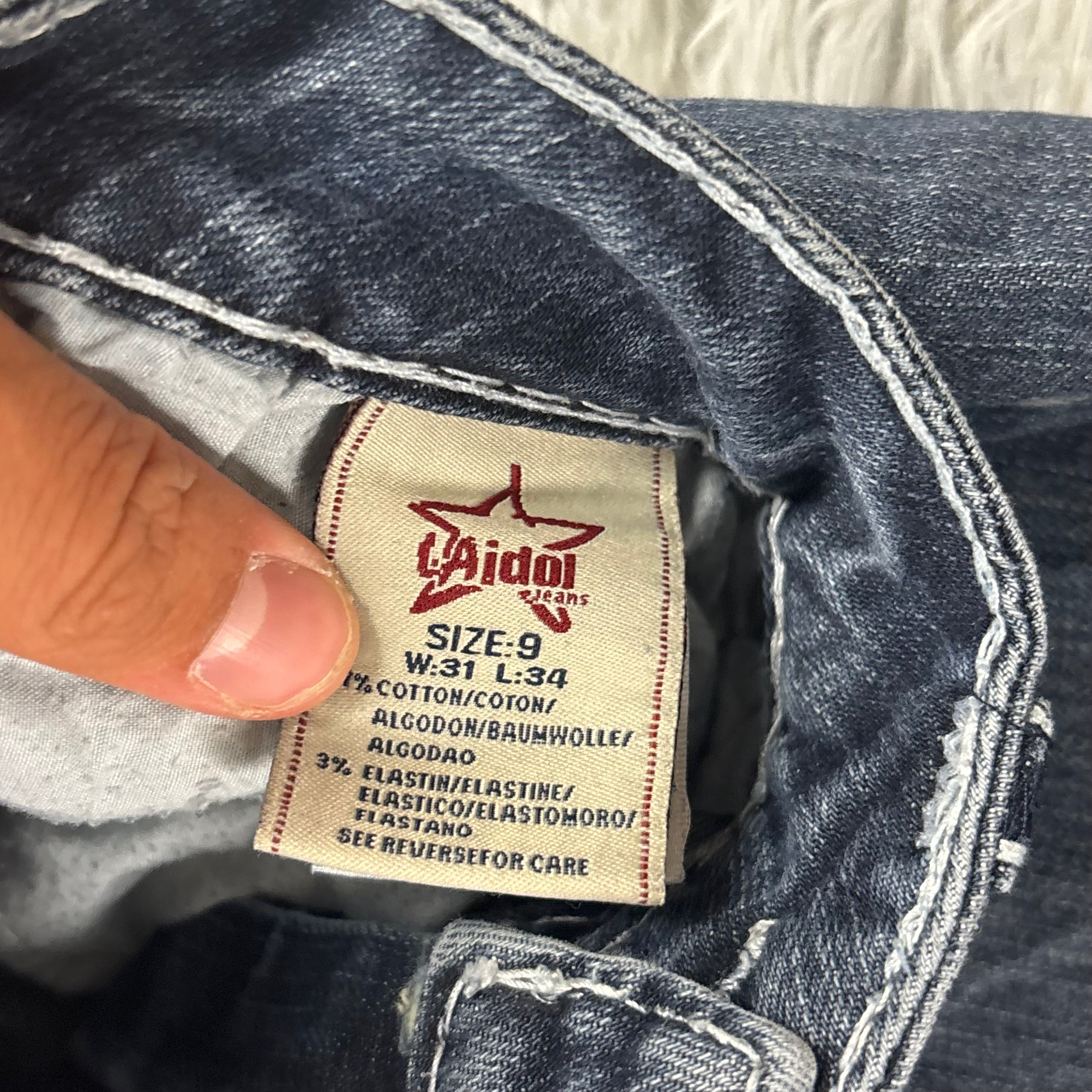 Süße LA Idol Lowwaist Bootcut Jeans /y2k vintage 00s 90s baddie (S) S23