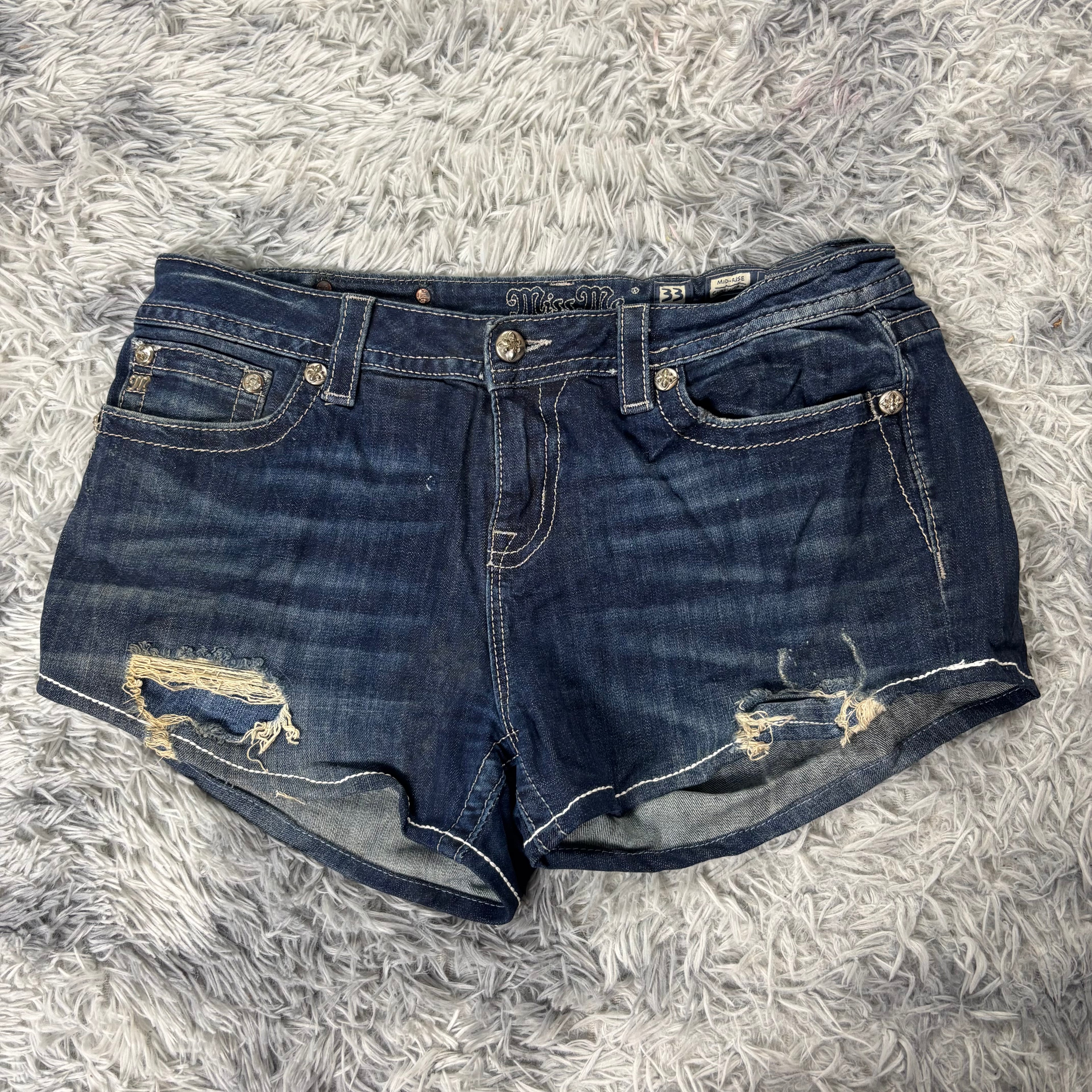 Süße Miss Me Shorts für Frauen /vintage 00s 90s style XXL S7