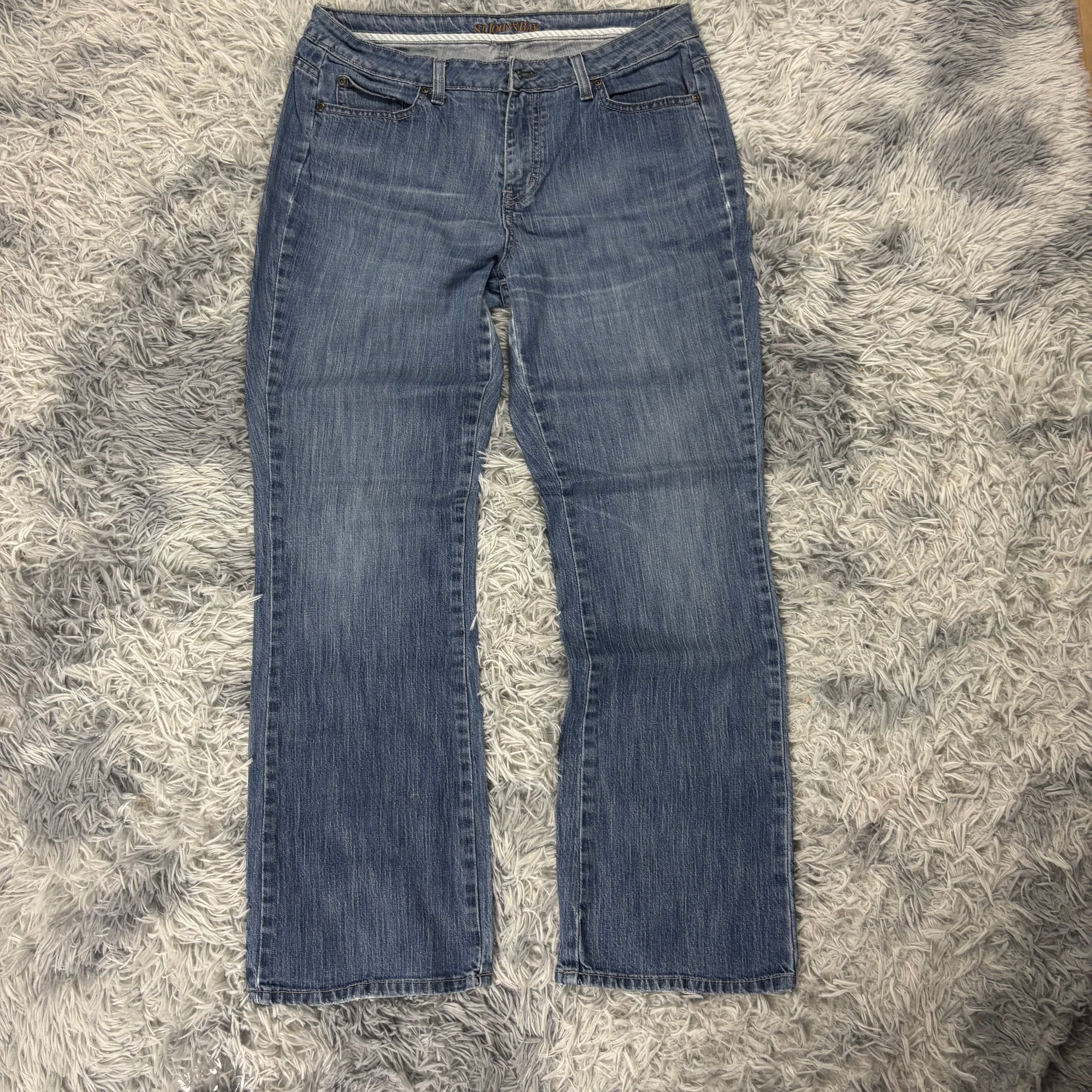 Süße Y2K Bootcut jeans mit backprint /women 00s 90s baddie (M) S20