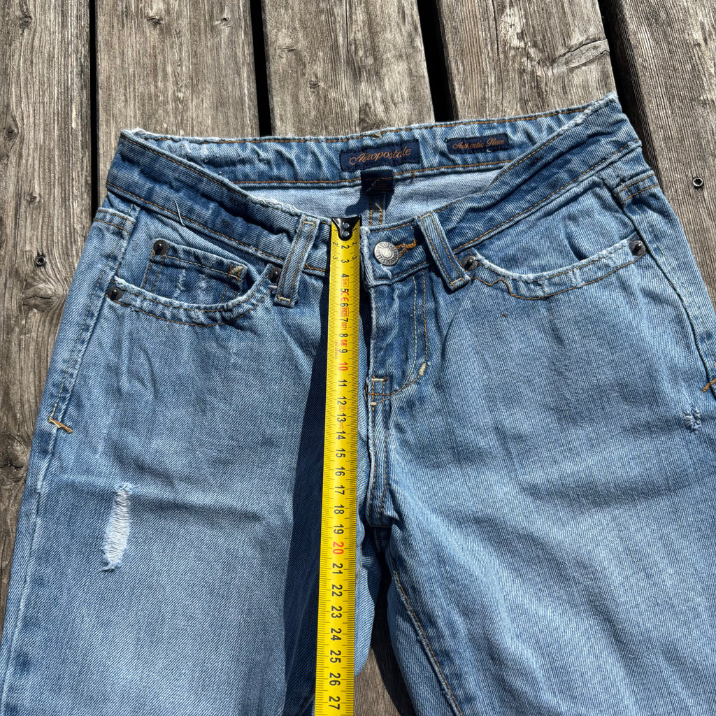 AA/Süße Y2K Lowwaist Bootcut Jeans /women 90s 00s vintage baddie (XXS-XS) /S34
