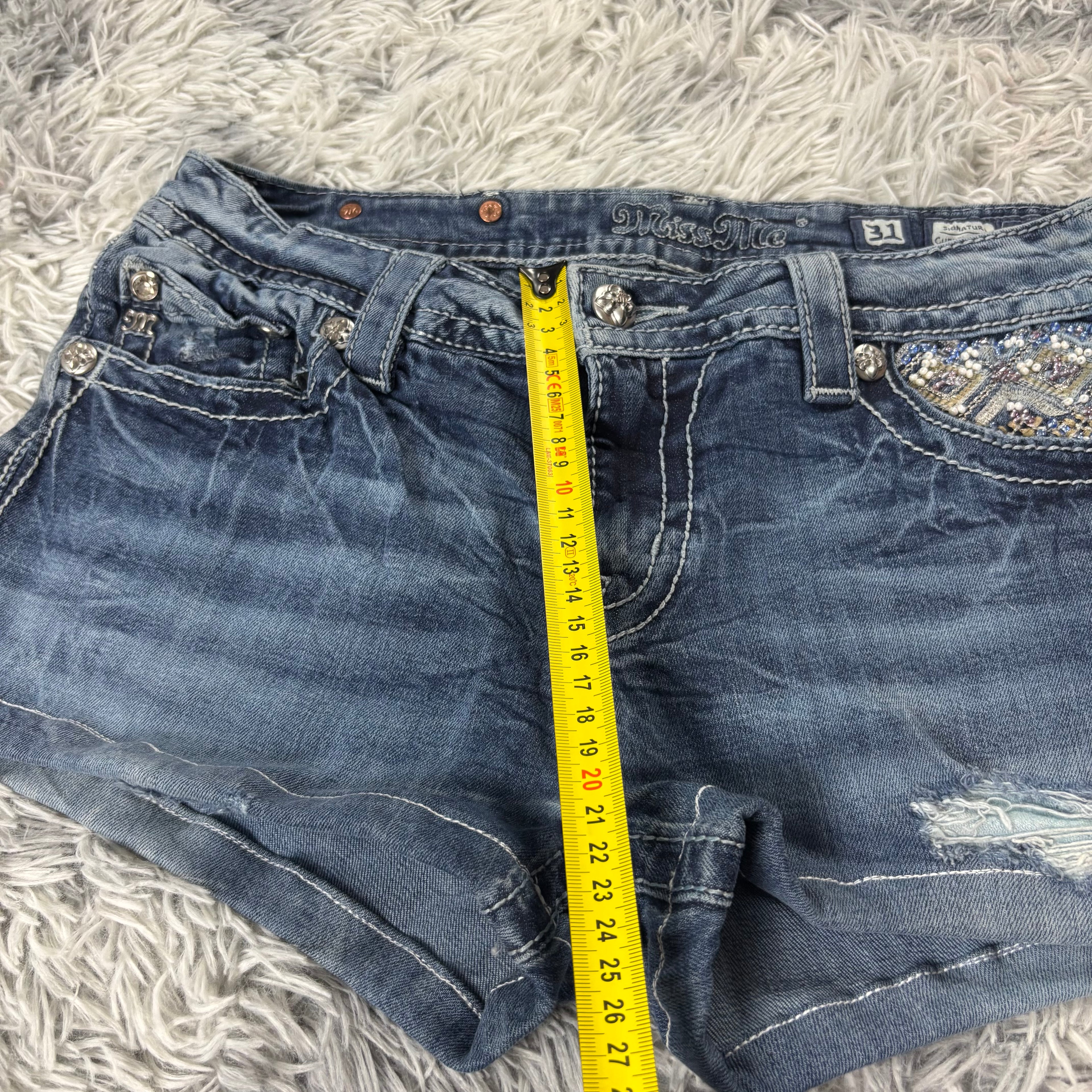 AA/ Süße Miss Me Shorts hotpants mit backprint /women y2k 90s 00s baddie (L) / S29