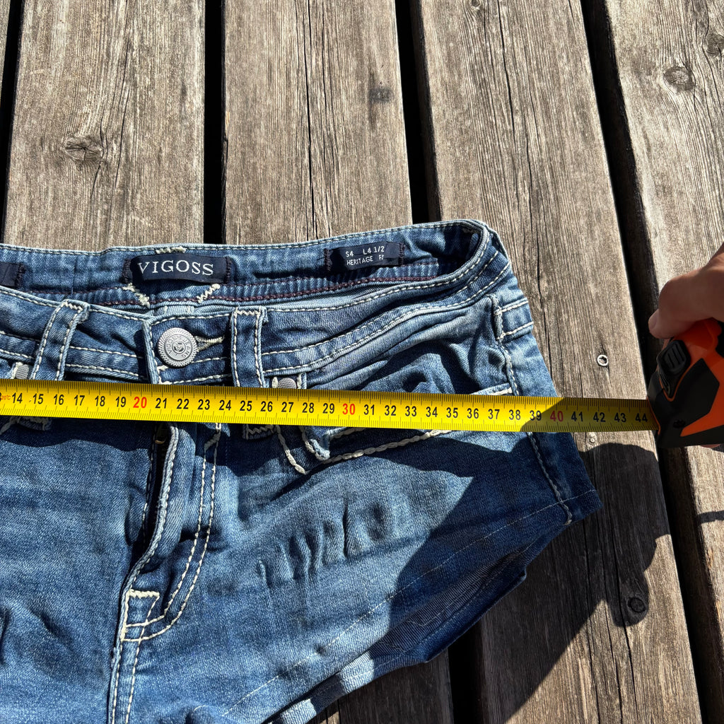 Süße Y2K shorts /hotpants mit backprint /women 00s 90s vintage 00s baddie (XXS-XS) S44