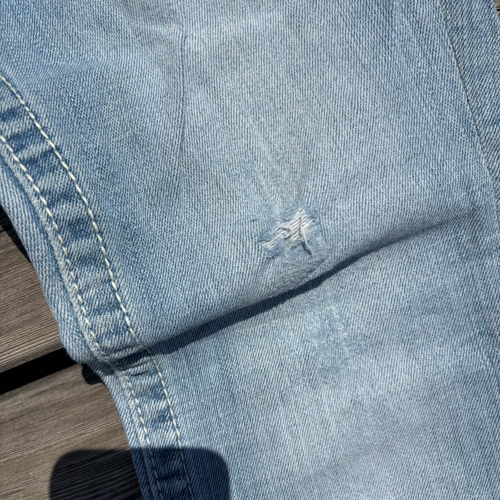 Süße Y2K Lowwaist Bootcut Jeans mit tollen Backprint /women 00s 90s vintage baddie (M) S103