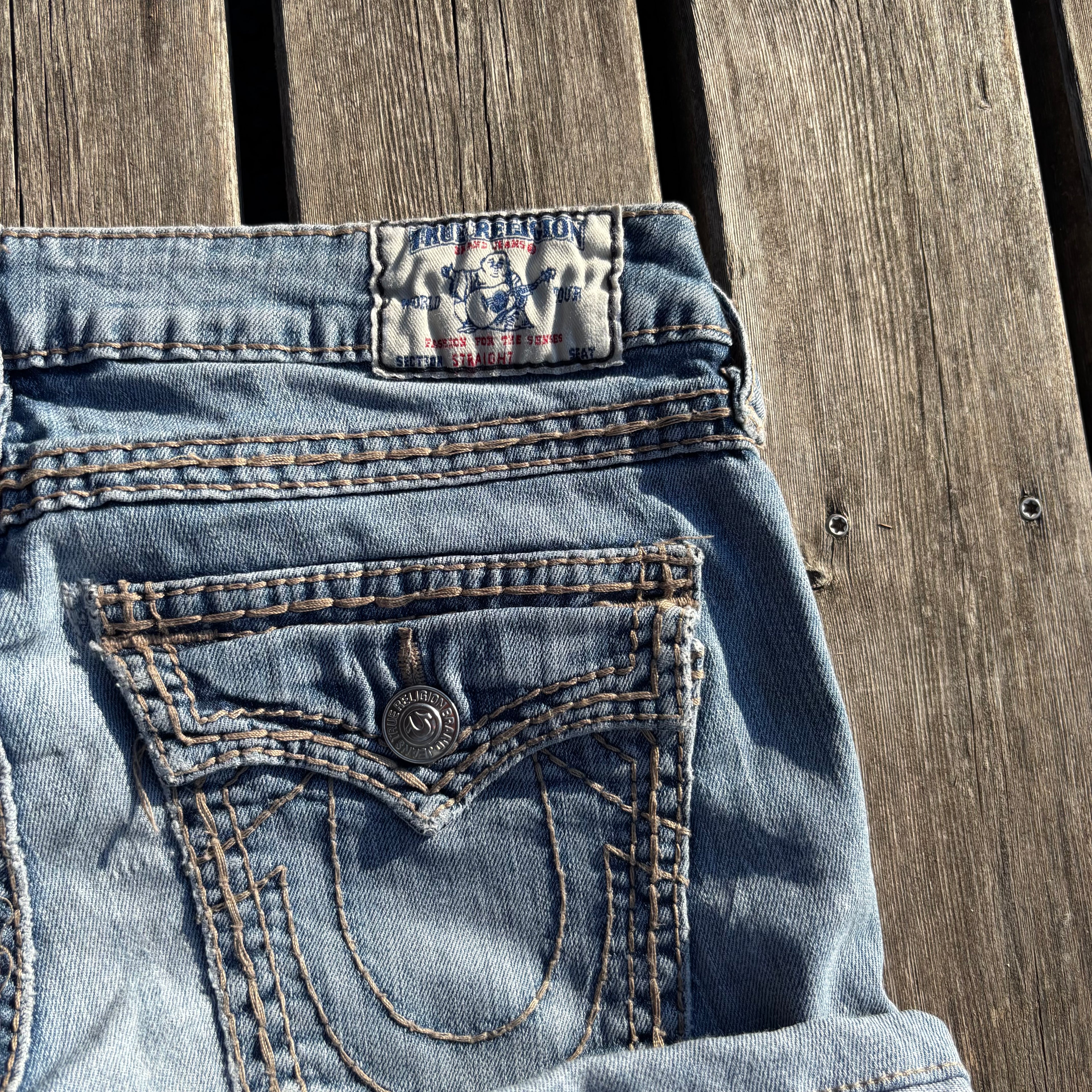 True Religion shorts/ hotpants 00s 90s vintage baddie S52(S)
