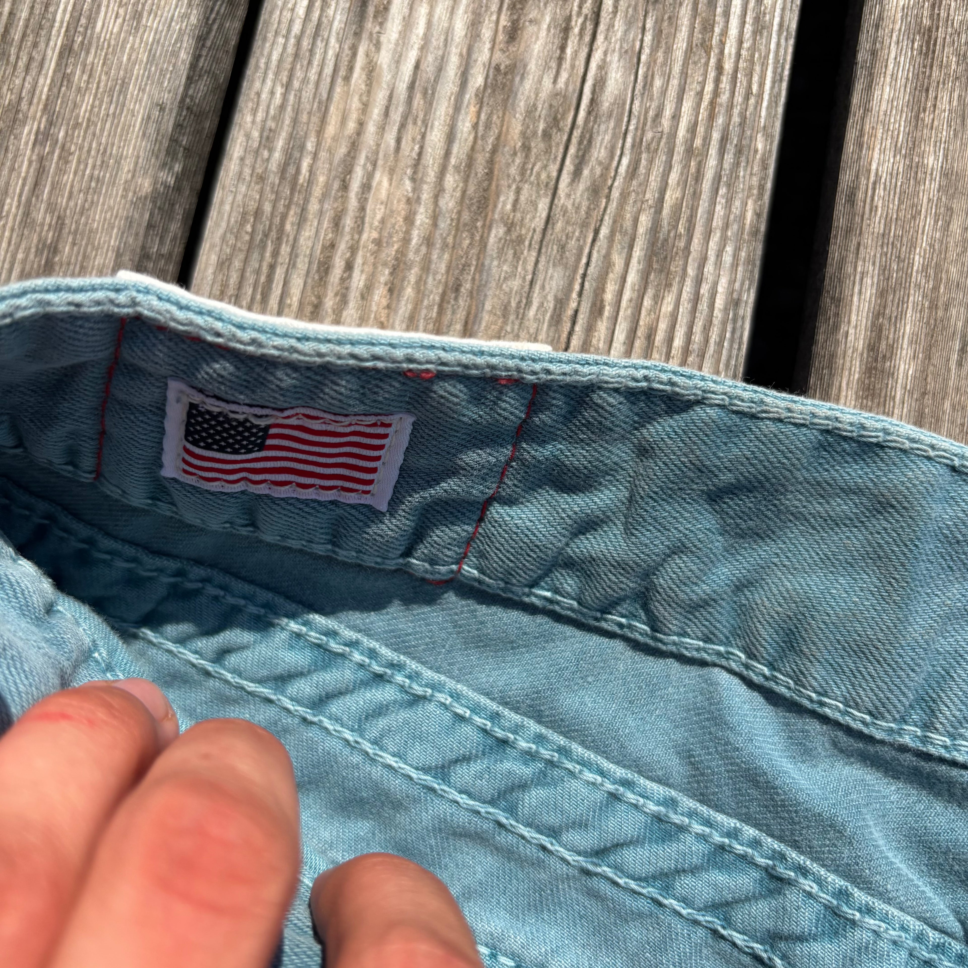 Süße True Religion Shorts/ Hotpants für Frauen /90s 00s streetwear vintage baddie (M-L) S110