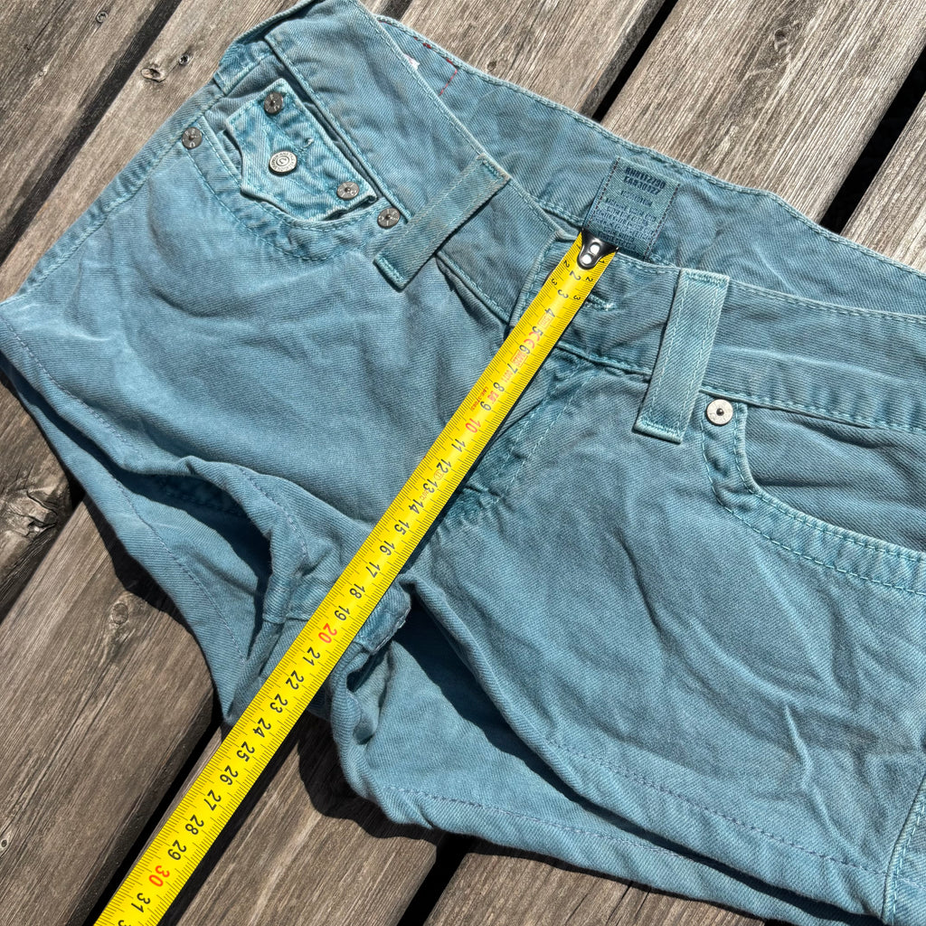 Süße True Religion Shorts/ Hotpants für Frauen /90s 00s streetwear vintage baddie (M-L) S110
