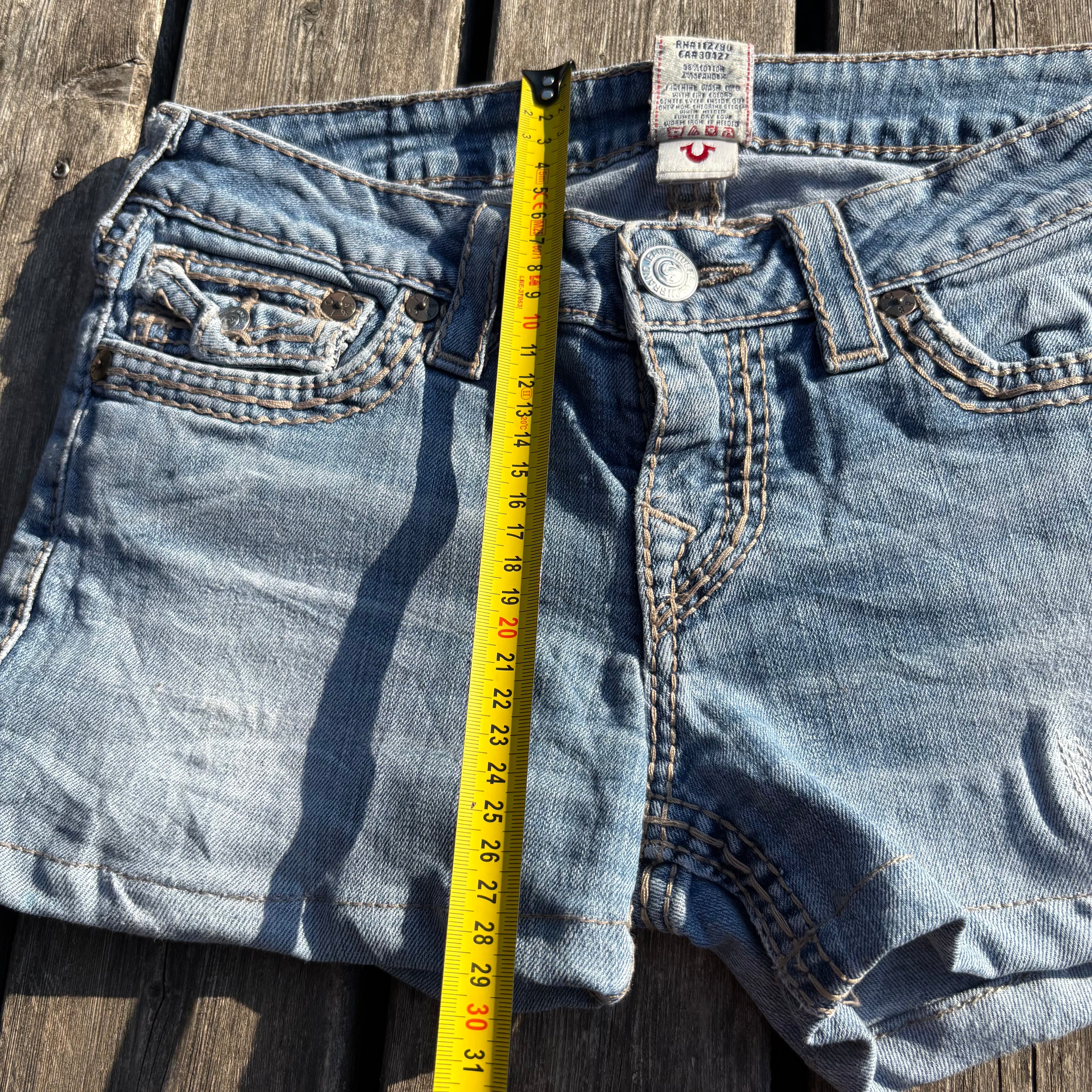 True Religion shorts/ hotpants 00s 90s vintage baddie S52(S)