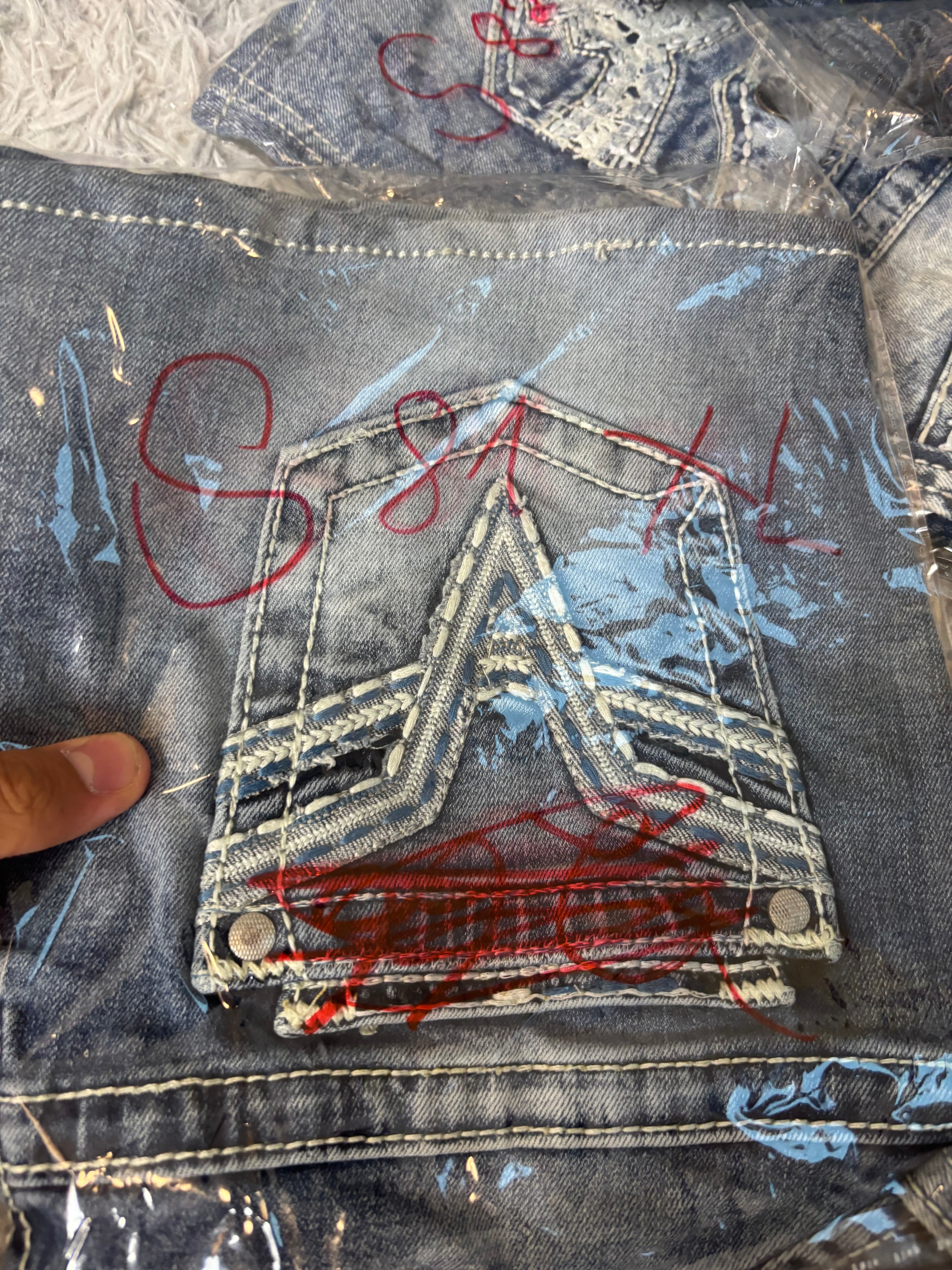 Süßer Y2K Rock mit Backprint für den Sommer /90s 00s vintage baddie (XL) S81